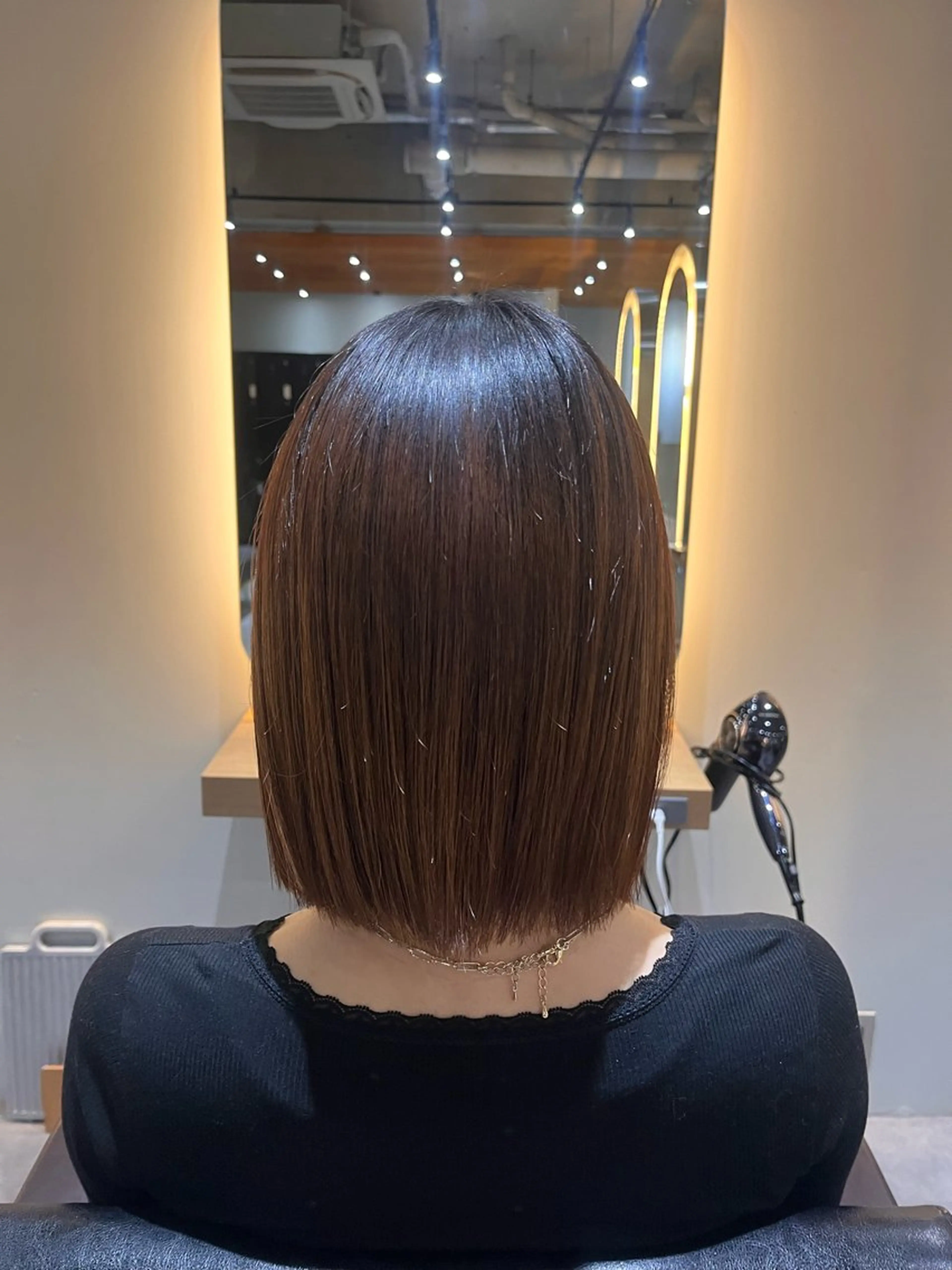 ミディアム ロングカット/ うる艶カラー/ユイのヘアスタイル