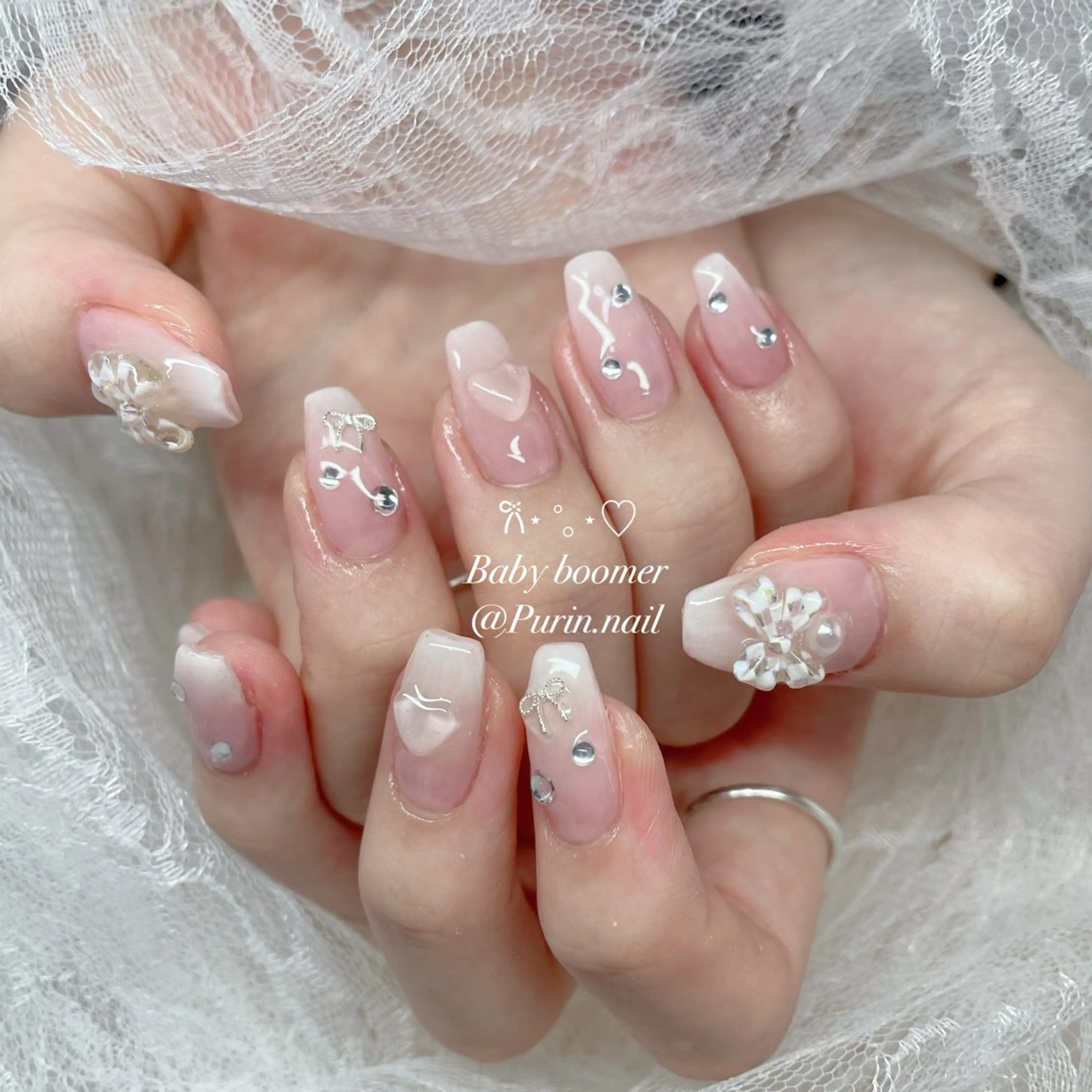 ネイル ハンドネイル Nails by Purin🍮のネイルデザイン