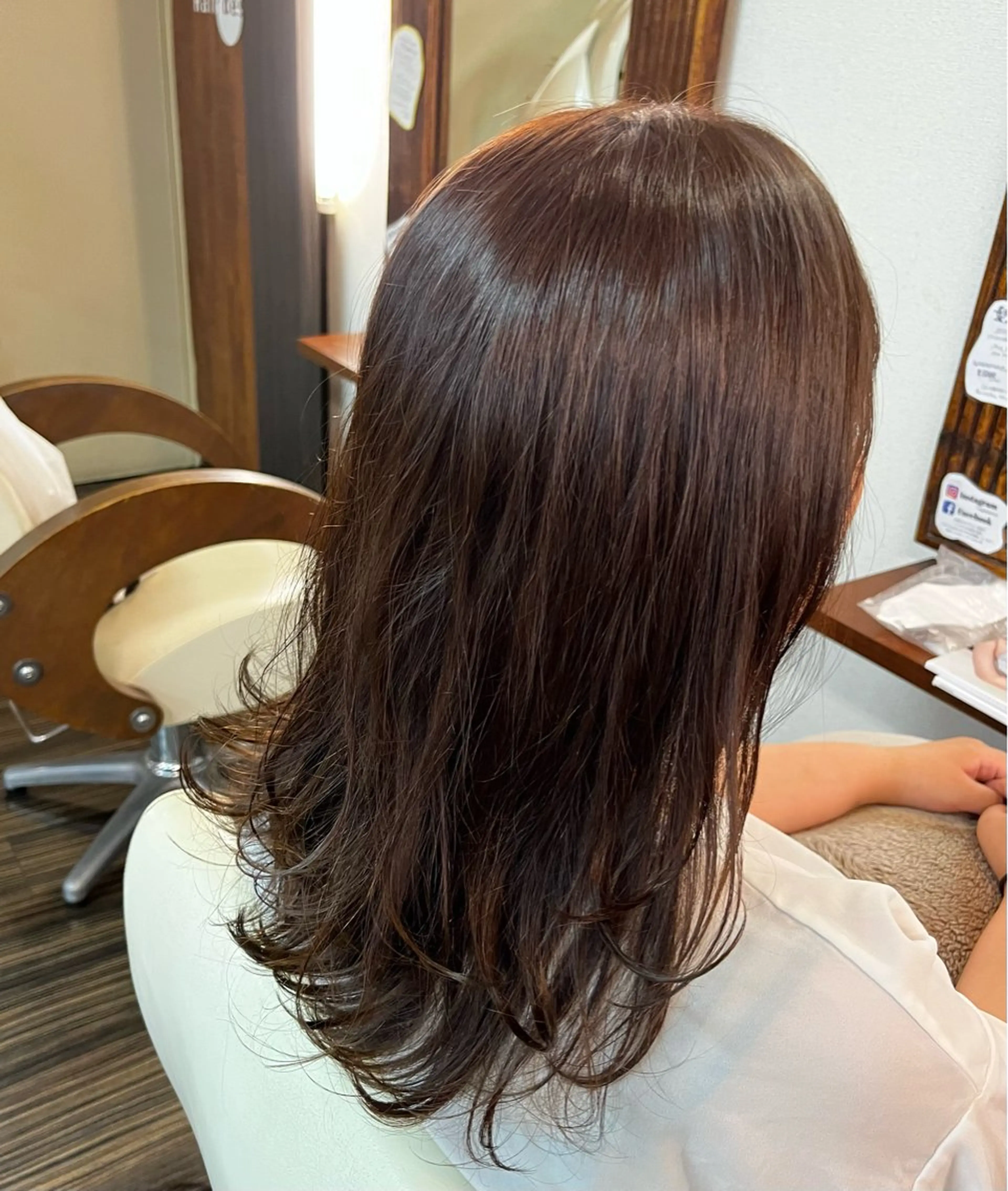 ロング カット トリートメント 西形 梨瑚のヘアスタイル