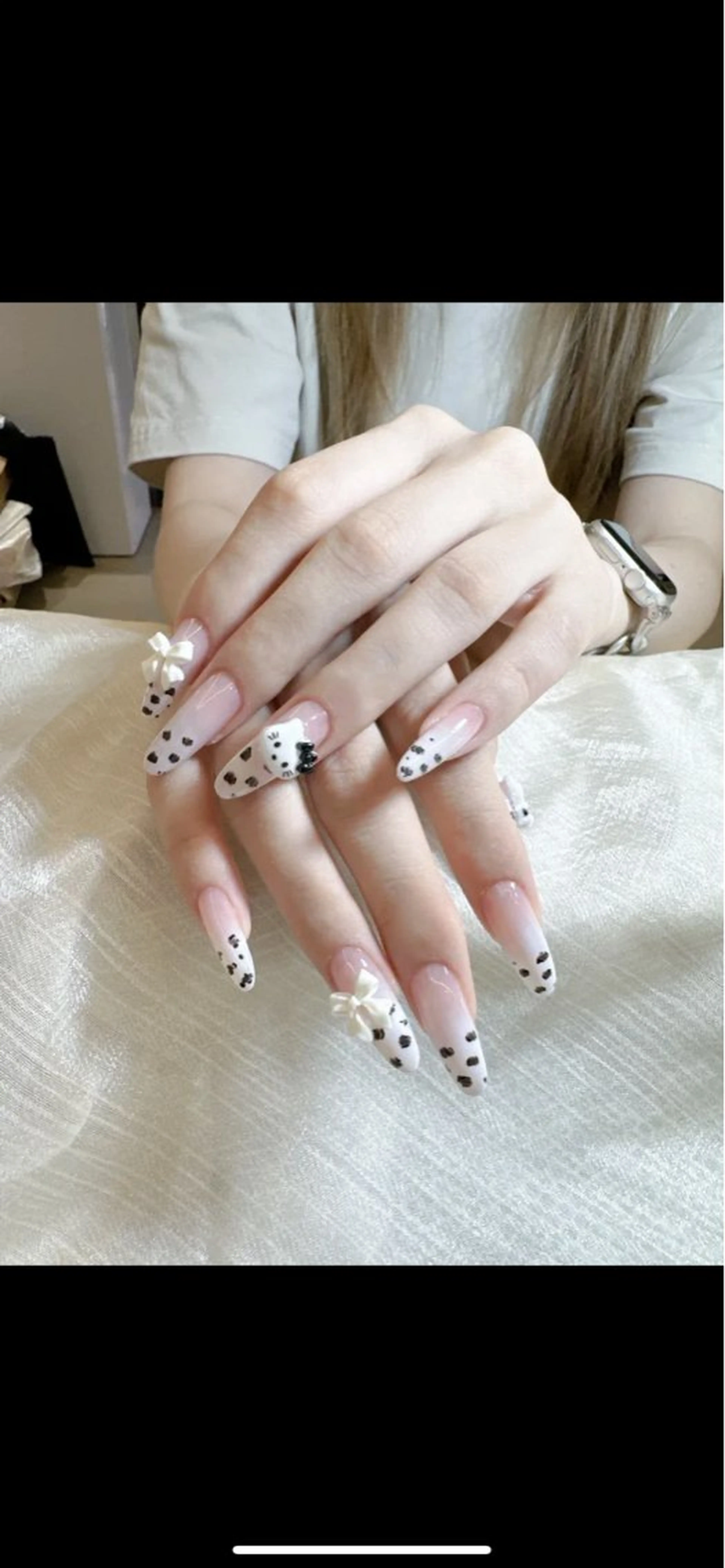 ネイル チークネイル 長さ出し フレンチネイル ガーリー 韓国ネイル sun nail池袋 モデル募集のネイルデザイン