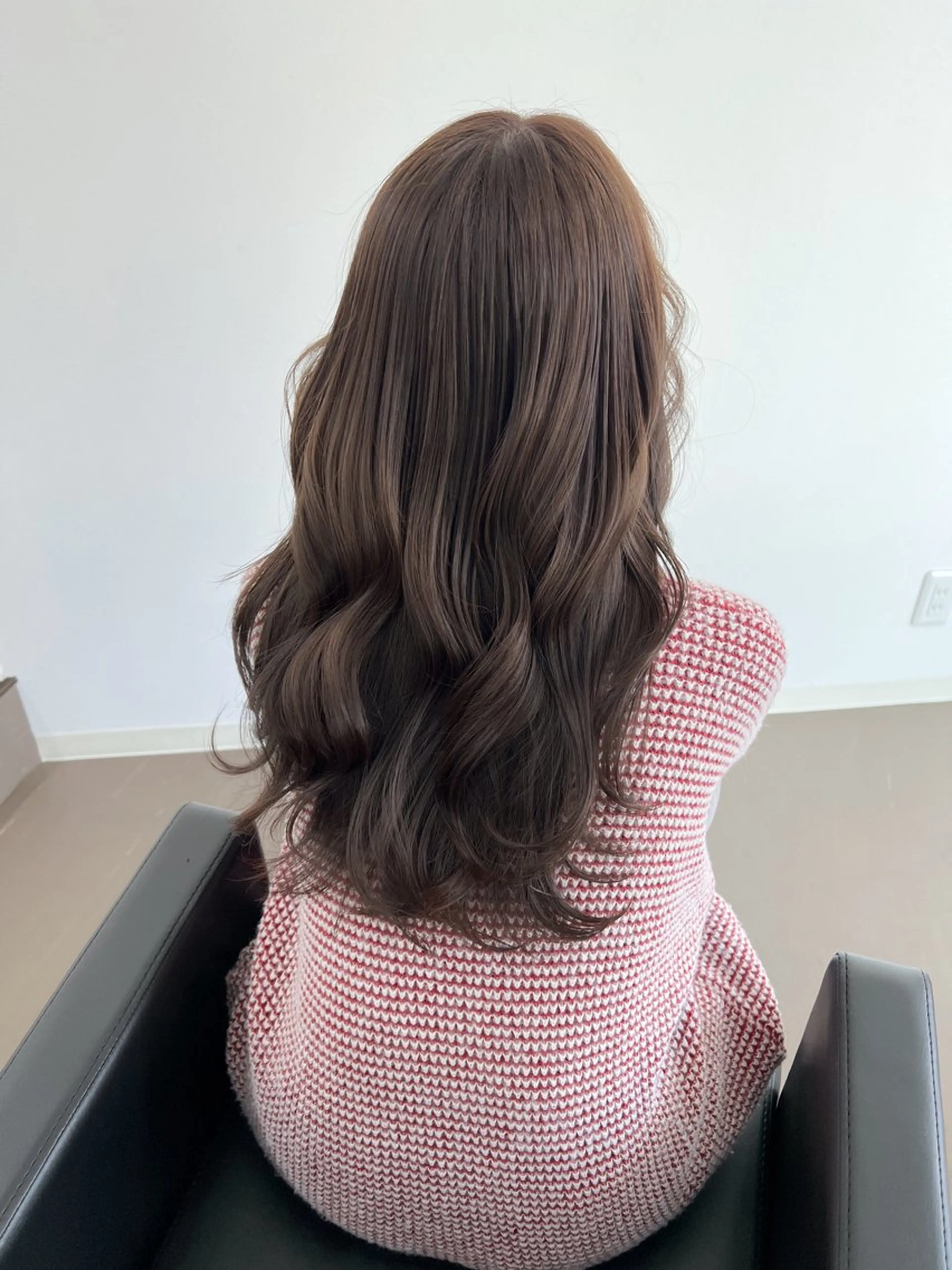 ロング カラー ブラウンカラー 透明感カラー カット ヘアカラー ioe 元町のヘアスタイル