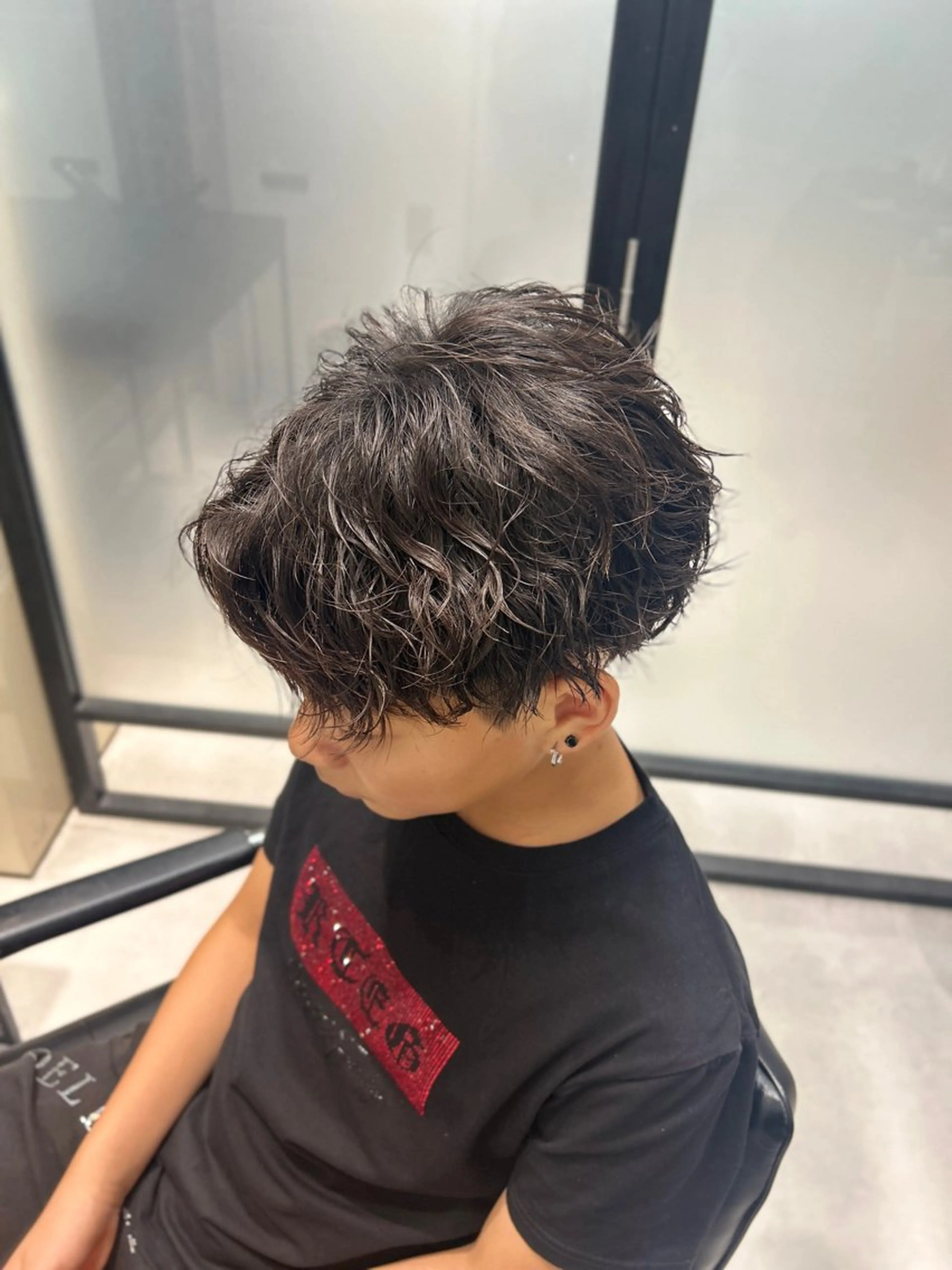 パーマ メンズ カット パーマ 曲がる縮毛矯正/ メンズパーマ森隆之介のヘアスタイル