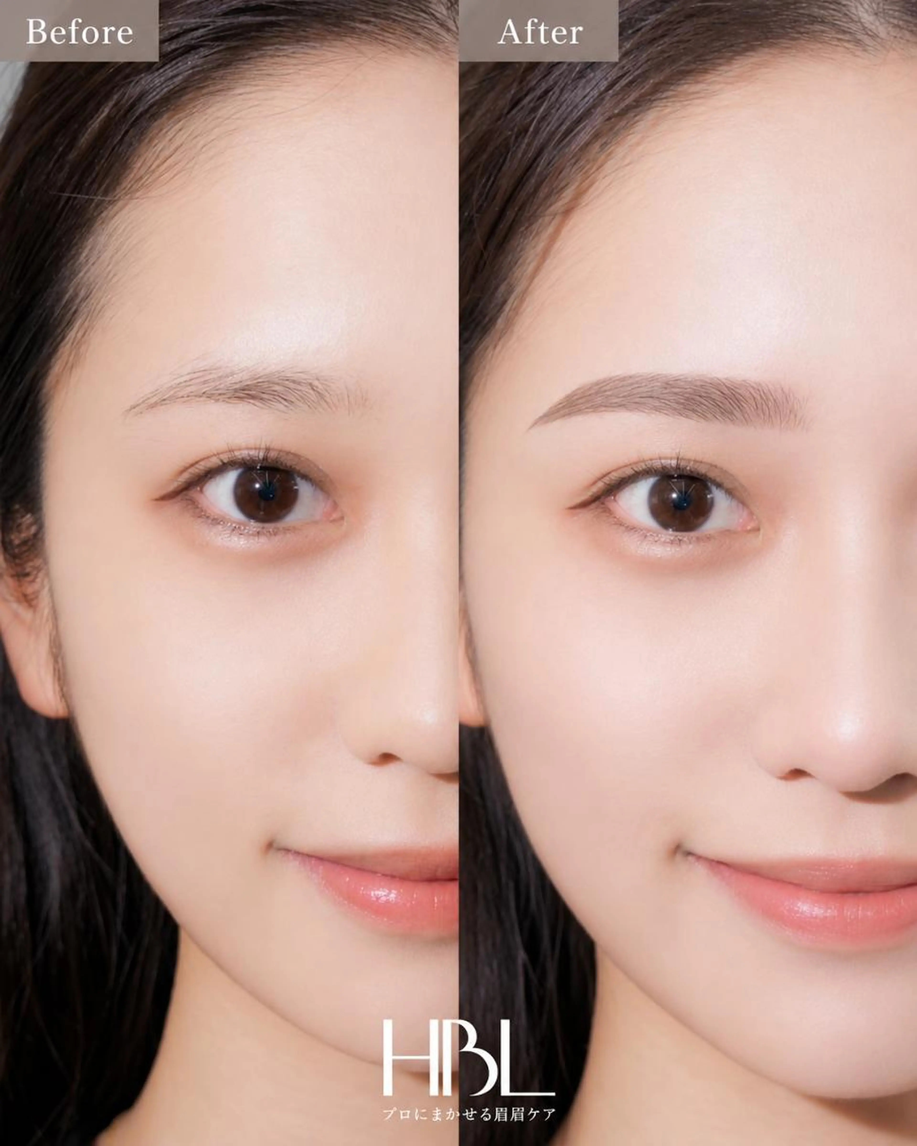 【レディース人気No.1】垢抜け◎HBL+眉毛WAX+メイク ¥4800の写真