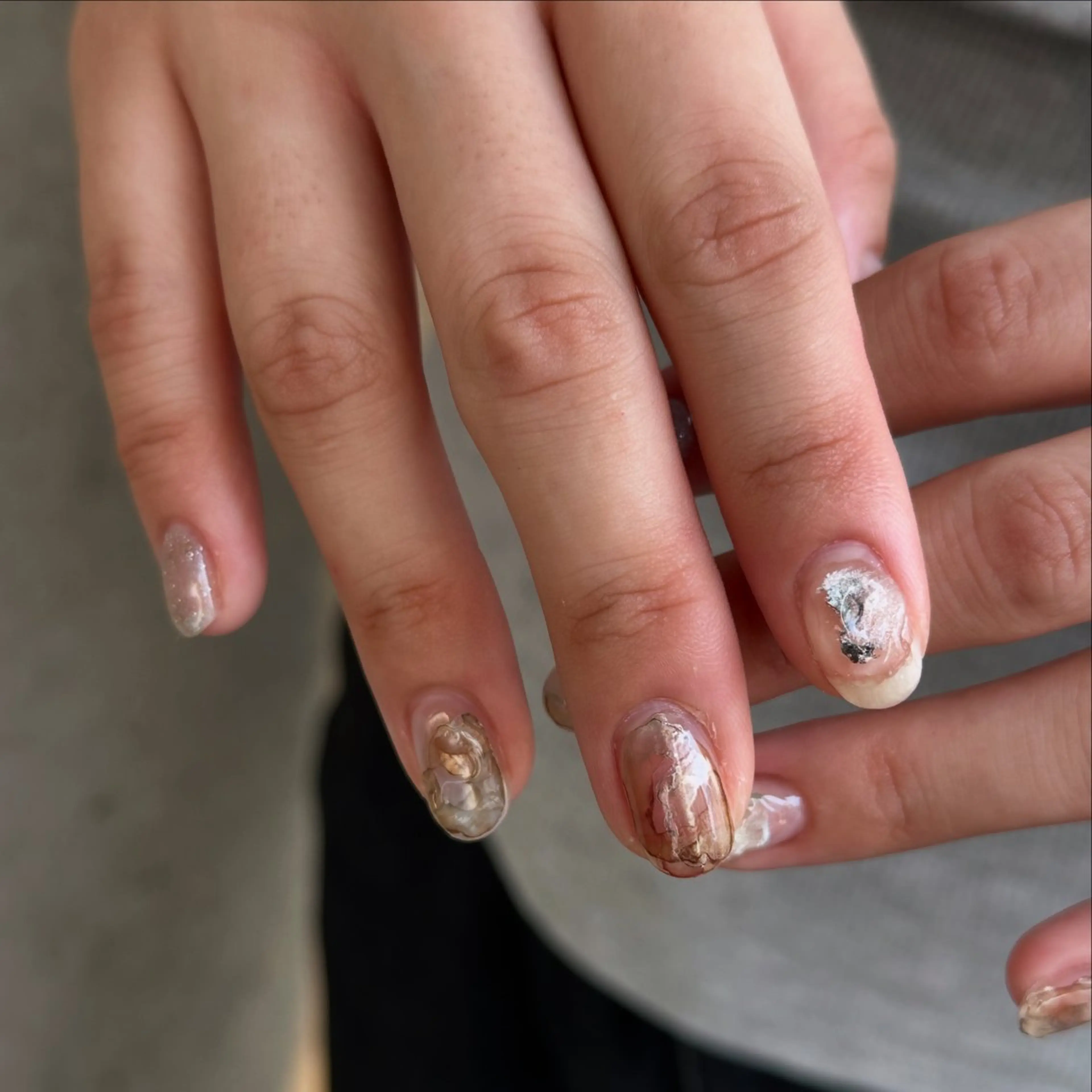 ネイル ニュアンスネイル Kakka Nail Shioriのネイルデザイン