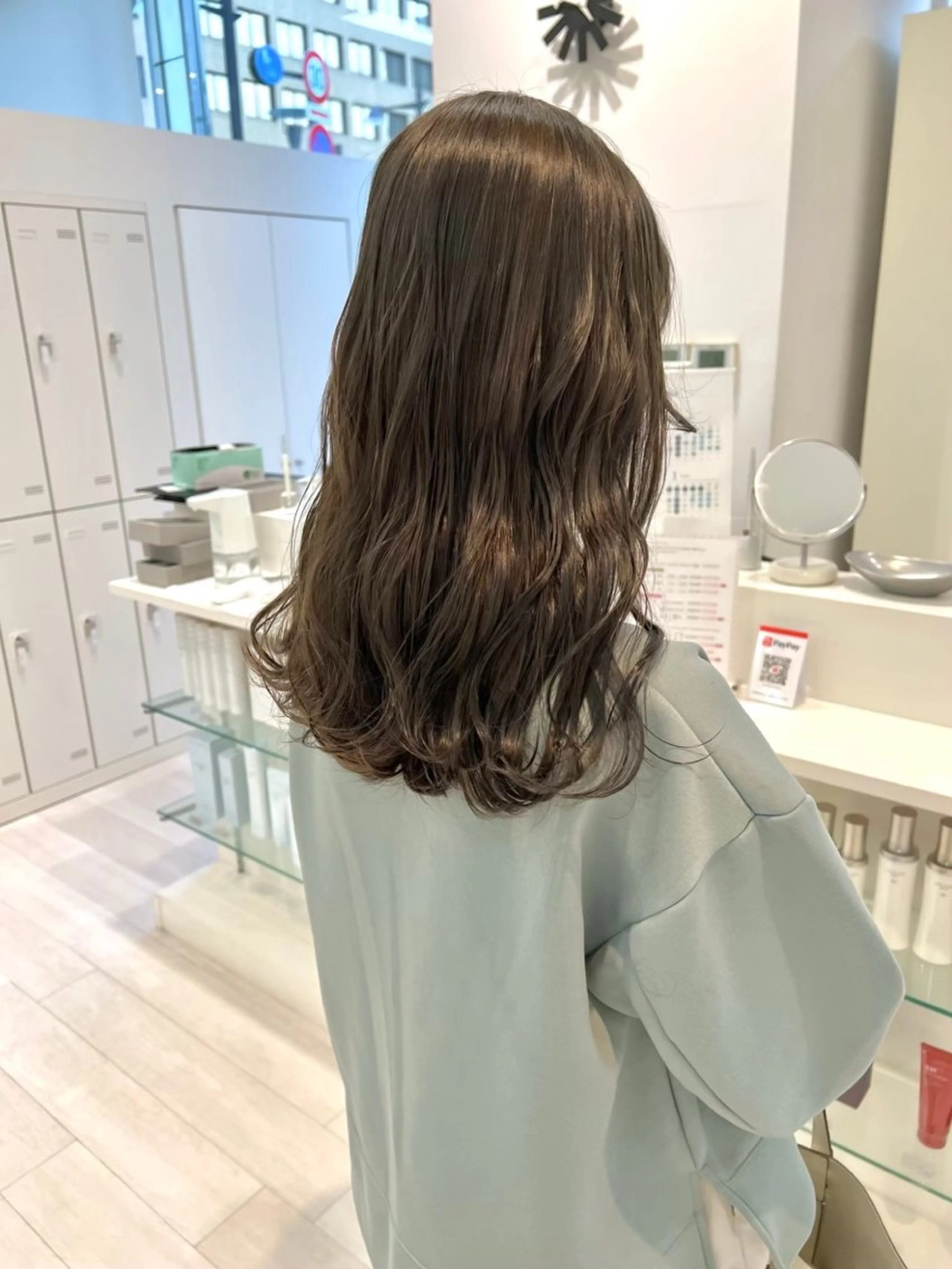 ロング カラー ParveMix 岡本えりかのヘアスタイル