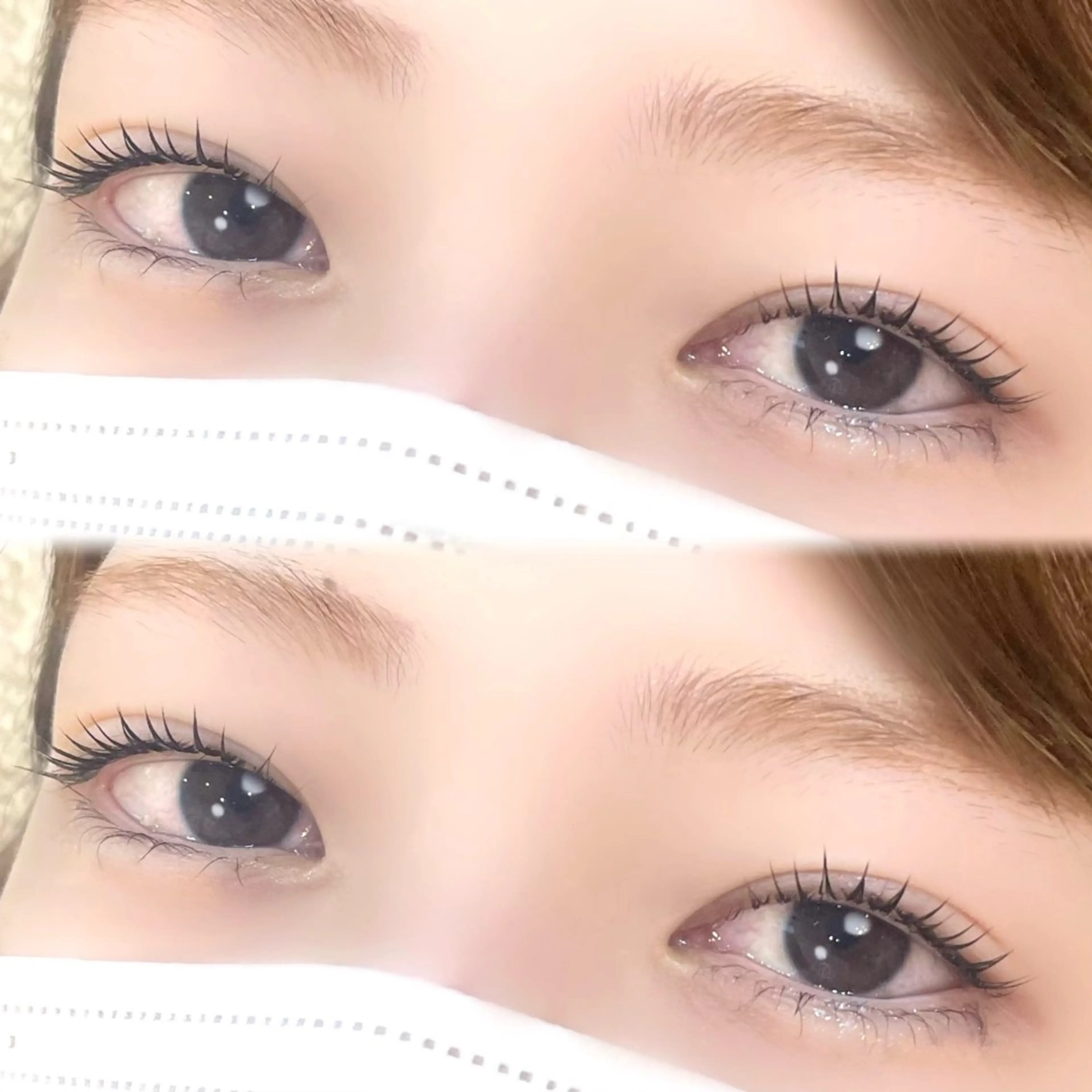 マツエク・マツパ 一重×まつ毛パーマ B☆star せいら💙のマツエク・マツパデザイン