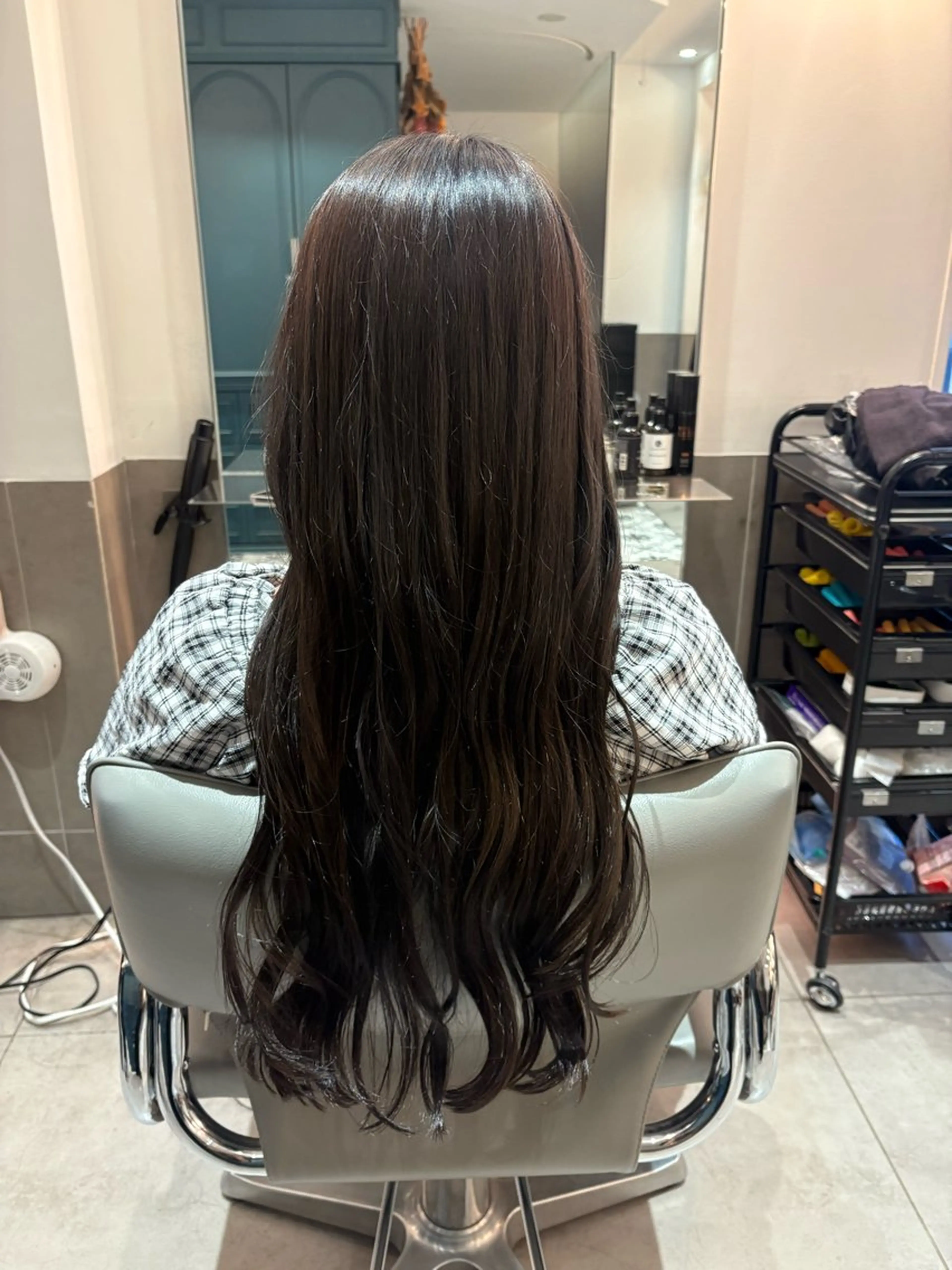 ロング カット ヘアカラー トリートメント ヘアセット 🌻暖色カラー🌻 sakuraのヘアスタイル