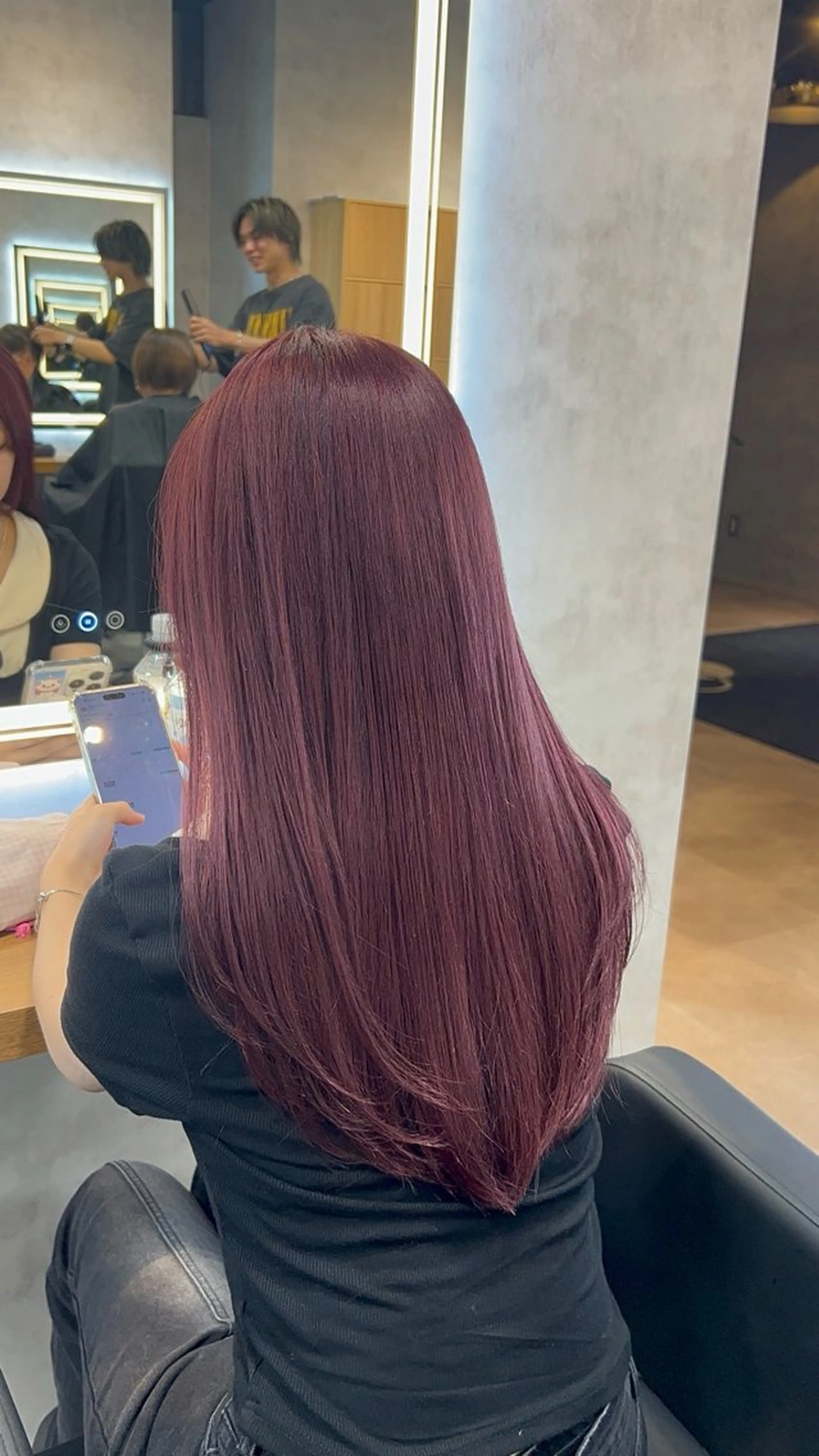 ロング カラー ヘアカラー トリートメント ブリーチなしの達人 🌈KAITOのヘアスタイル