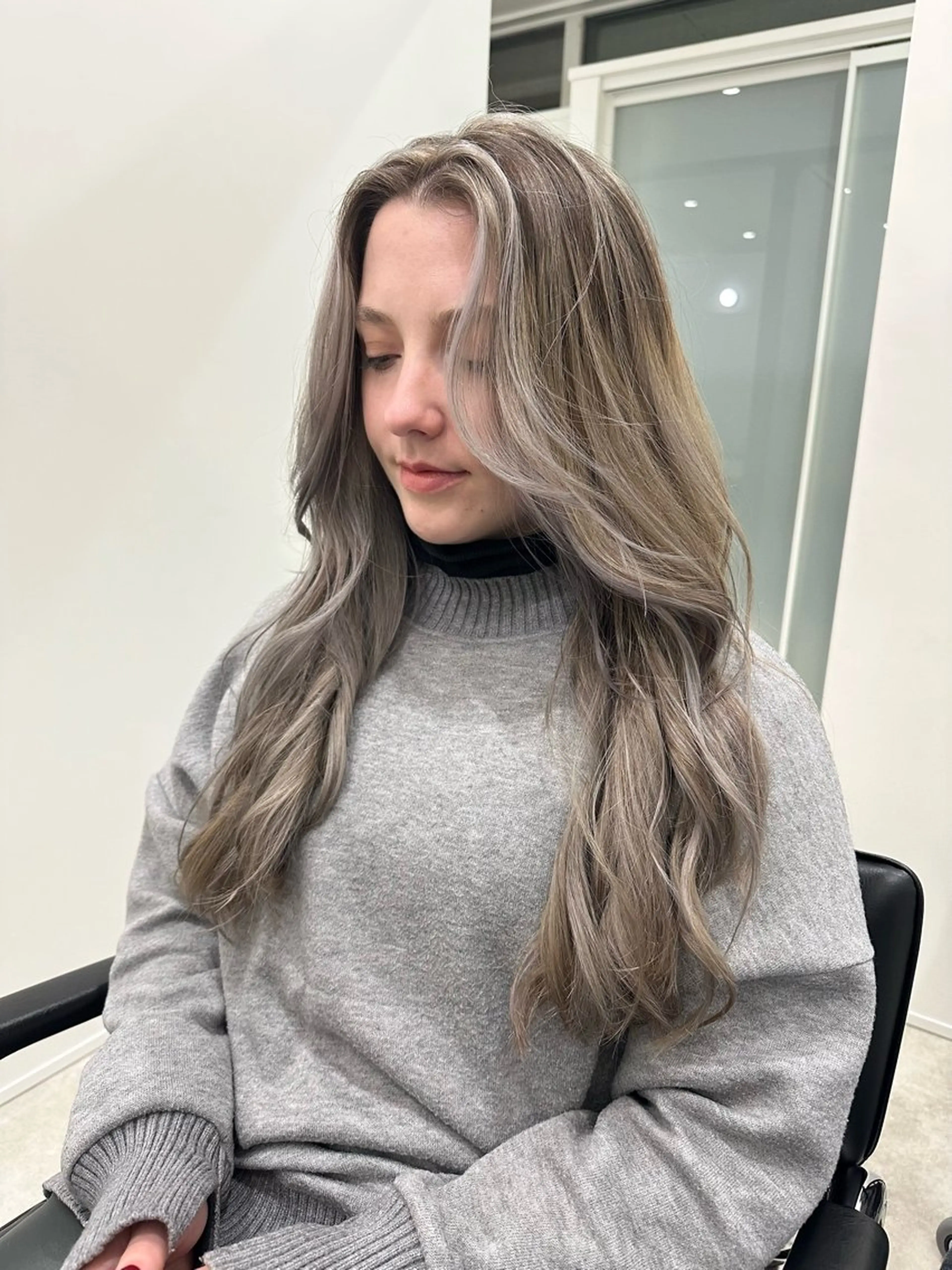 ロング カラー レイヤー/ナチュラル 💐nao.のヘアスタイル