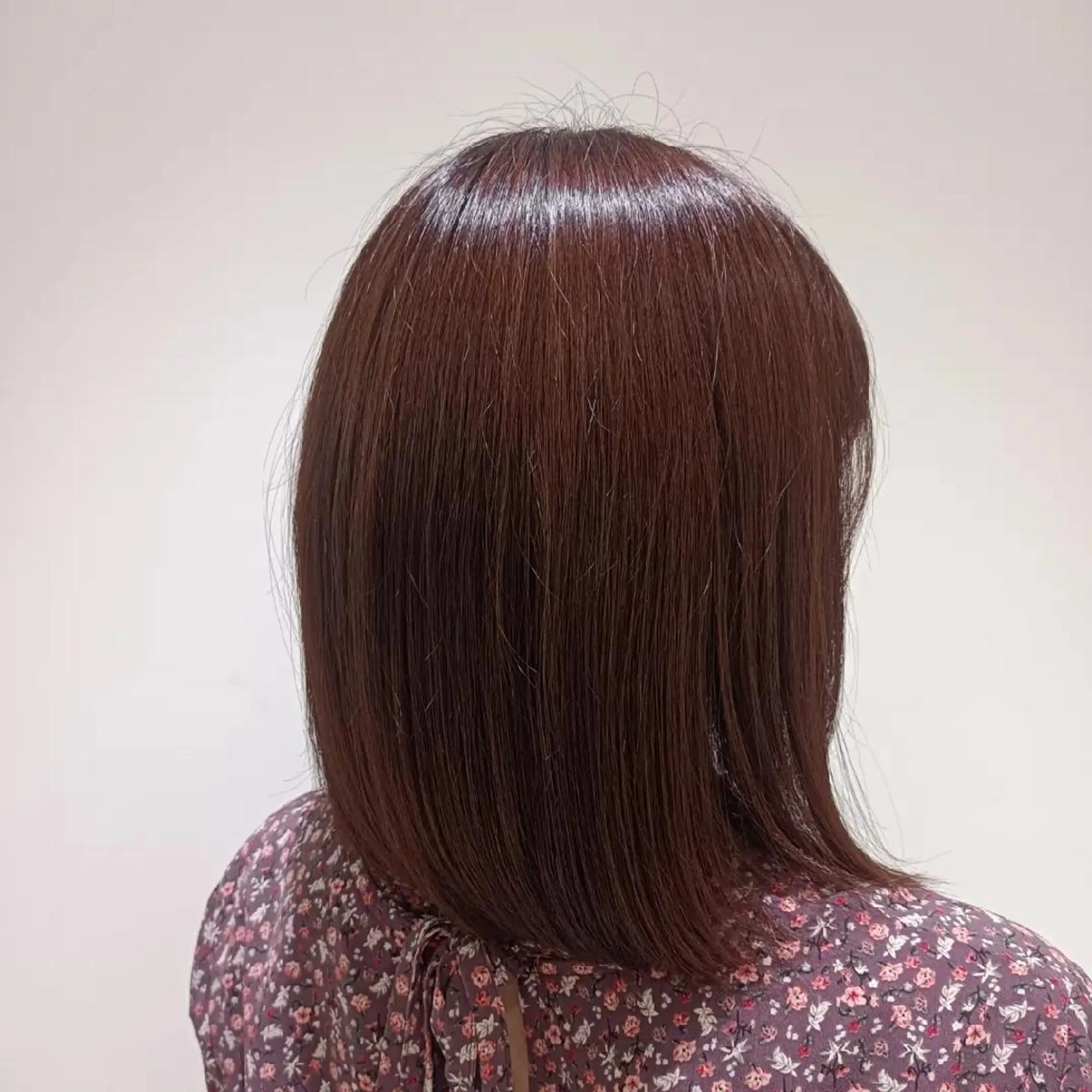 ミディアム カラー 【縮毛矯正/レディー スカット】美涼🎀のヘアスタイル