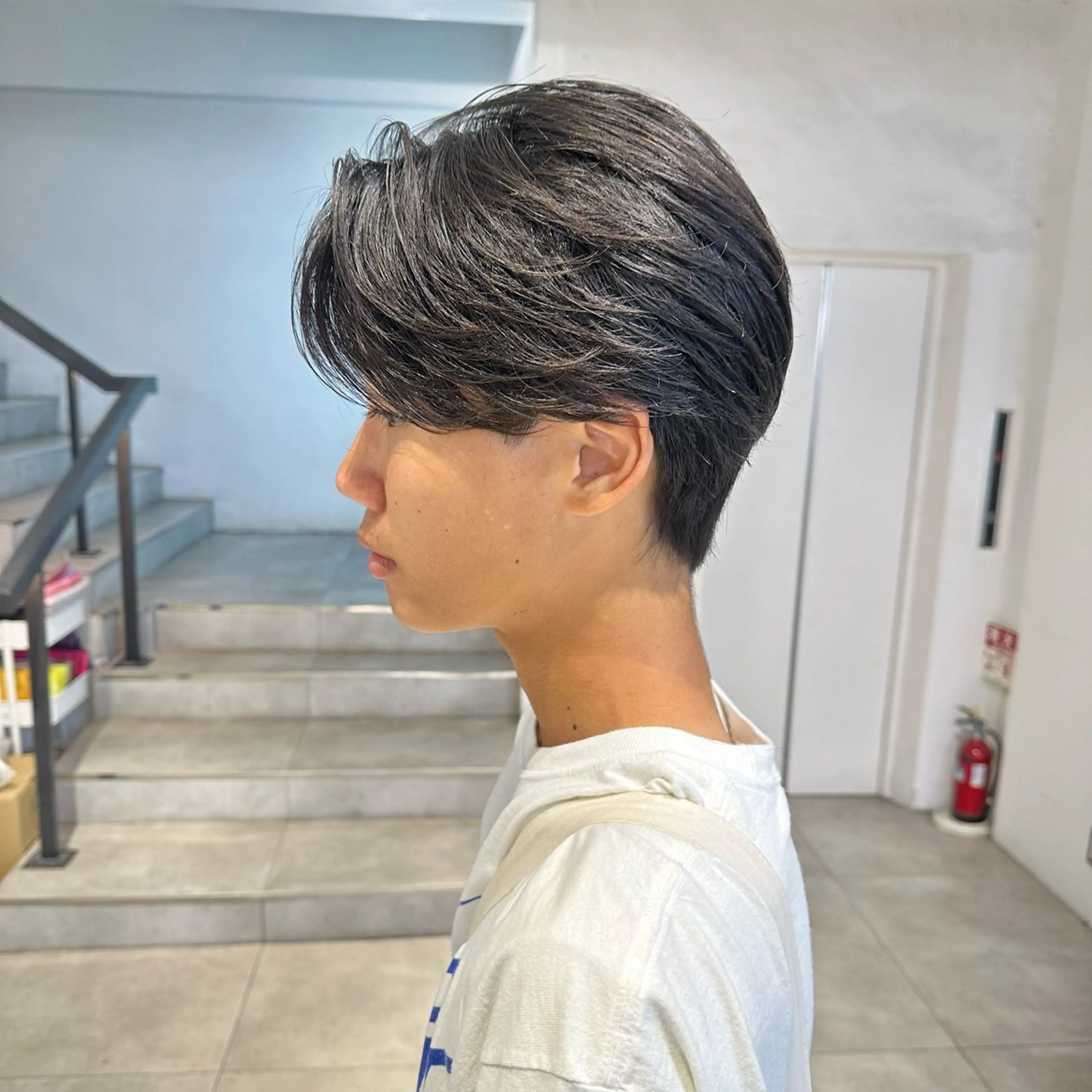 パーマ メンズ カット パーマ ハイトーン/パーマ/ メンズ / 櫻本🌐のヘアスタイル