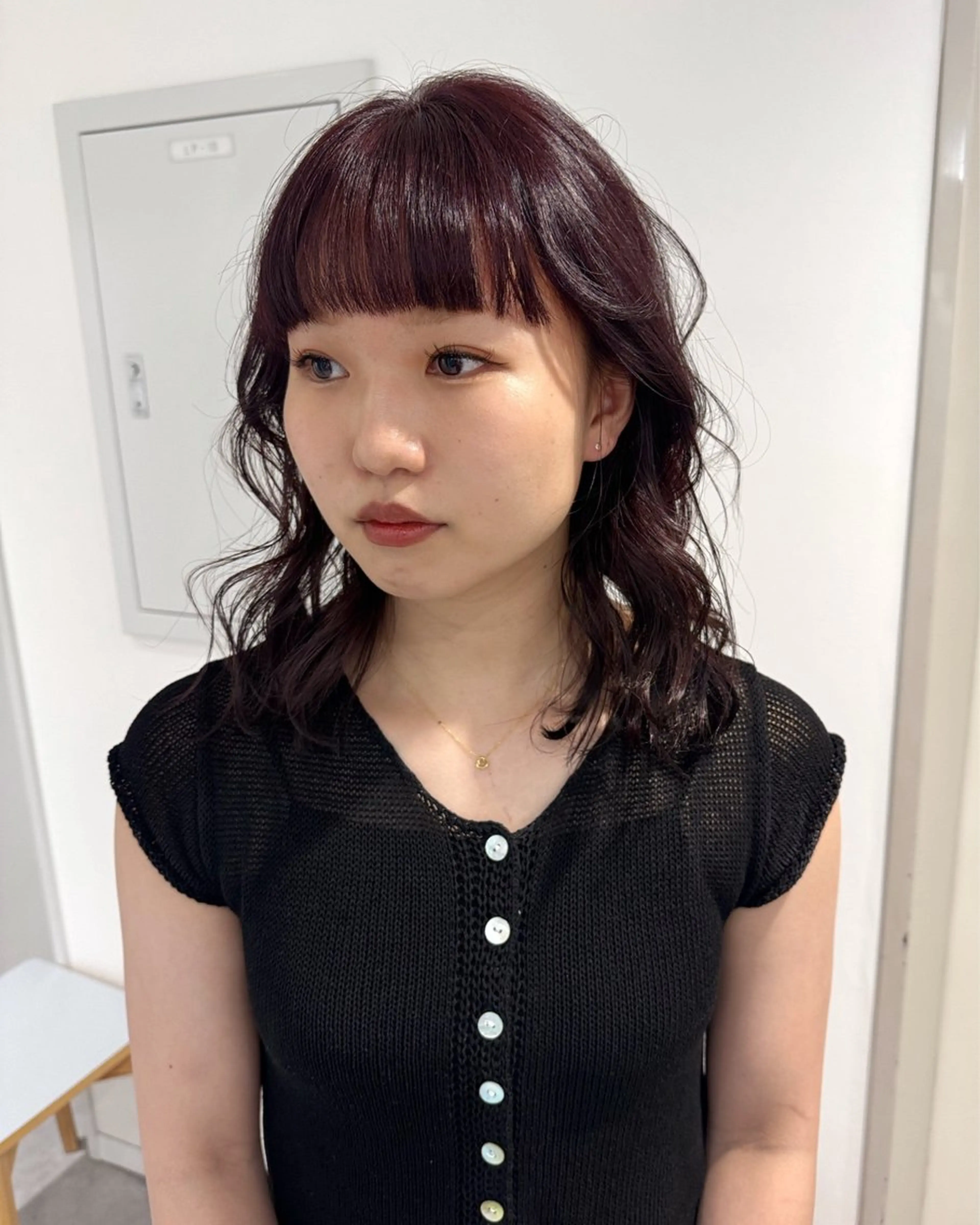 セミロング カラー ブリーチ ブラウンカラー ブリーチなしカラー レッドカラー レッドブラウン 🫧ブリーチカラー/ ボブ🫧madokaのヘアスタイル