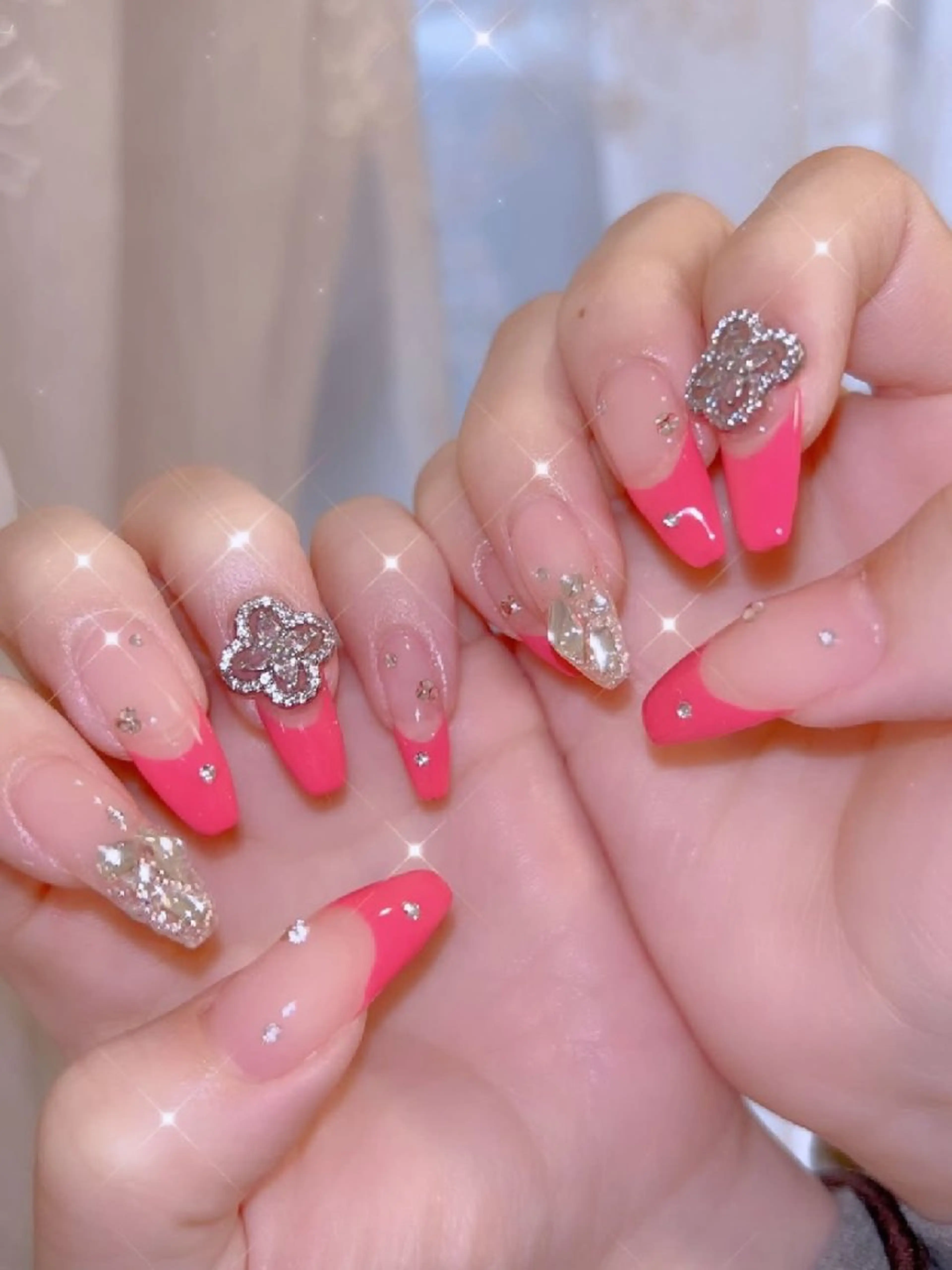 ネイル 長さ出し ジェルネイル 韓国ネイル マグネットネイル ニュアンスネイル ハンドネイル I LOVE ME NAIL.｡.:*♡のネイルデザイン
