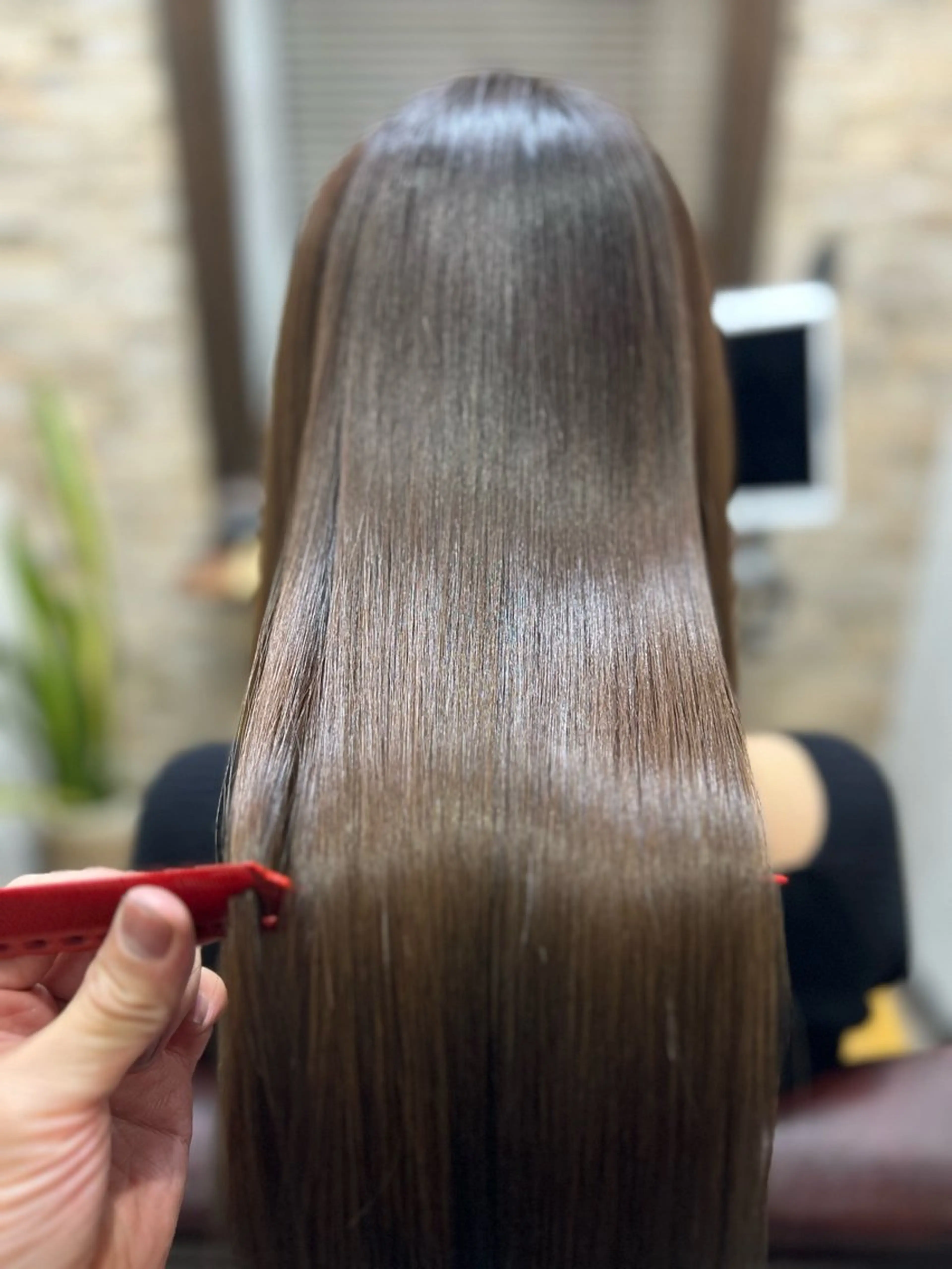 ロング カラー 髪質改善 トリートメント 多賀 順平のヘアスタイル