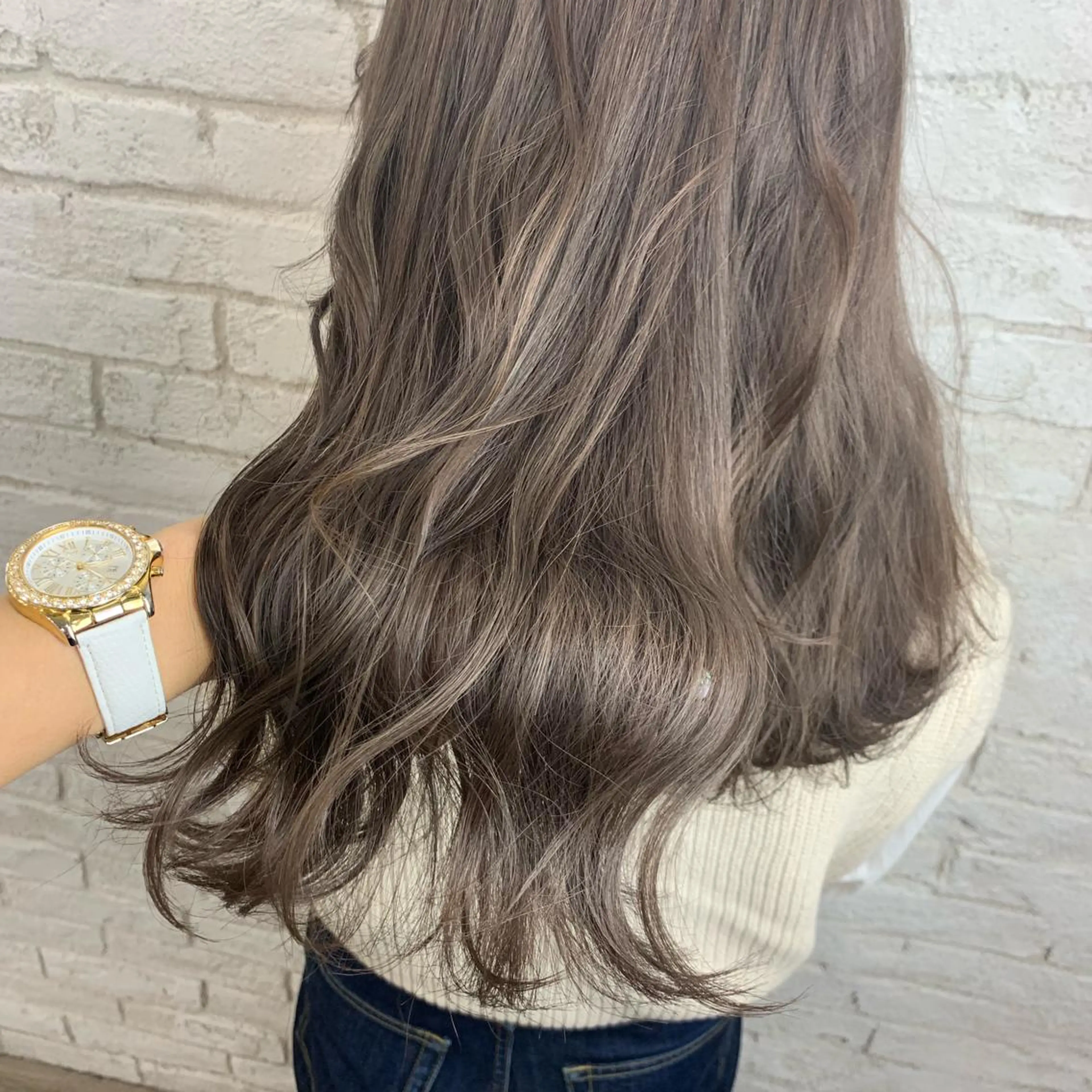 セミロング カラー 🎀モテ髪ﾐﾙｸﾃｨ ｰ🎀yasunaのヘアスタイル