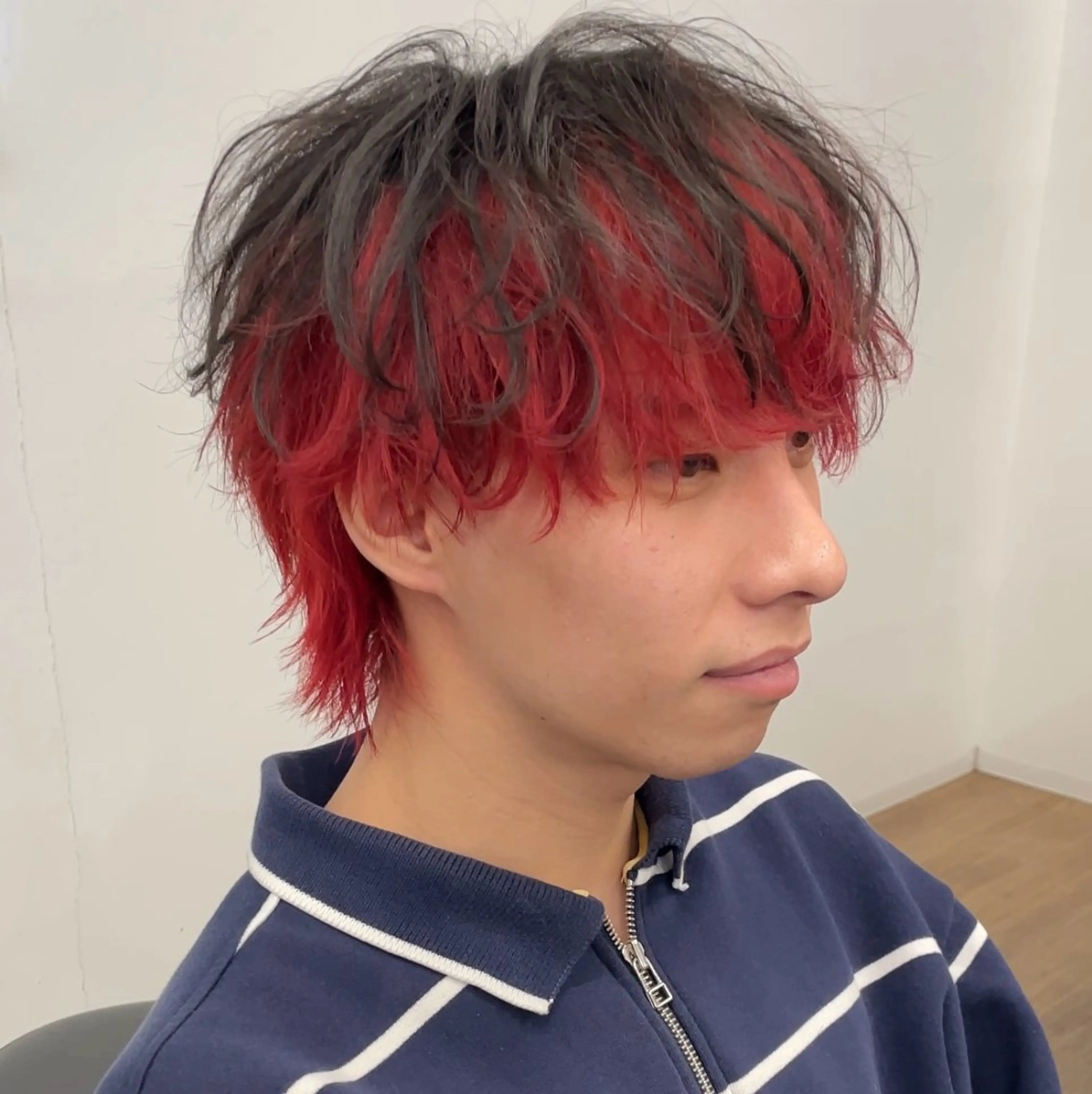 ✂️似合わせメンズカット+2ケアブリーチ+艶カラーの写真