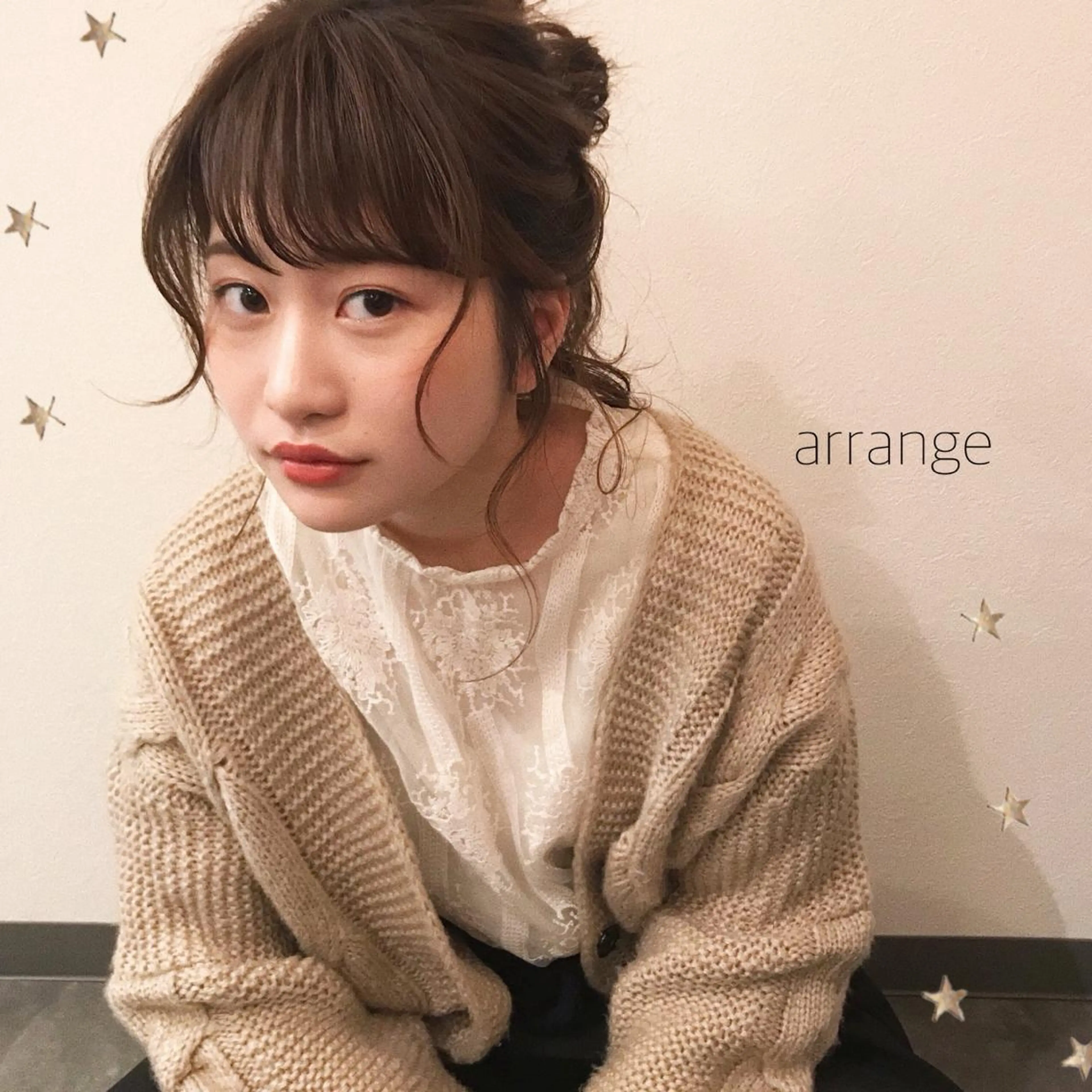 ロング ヘアアレンジ 市川 千夏のヘアスタイル