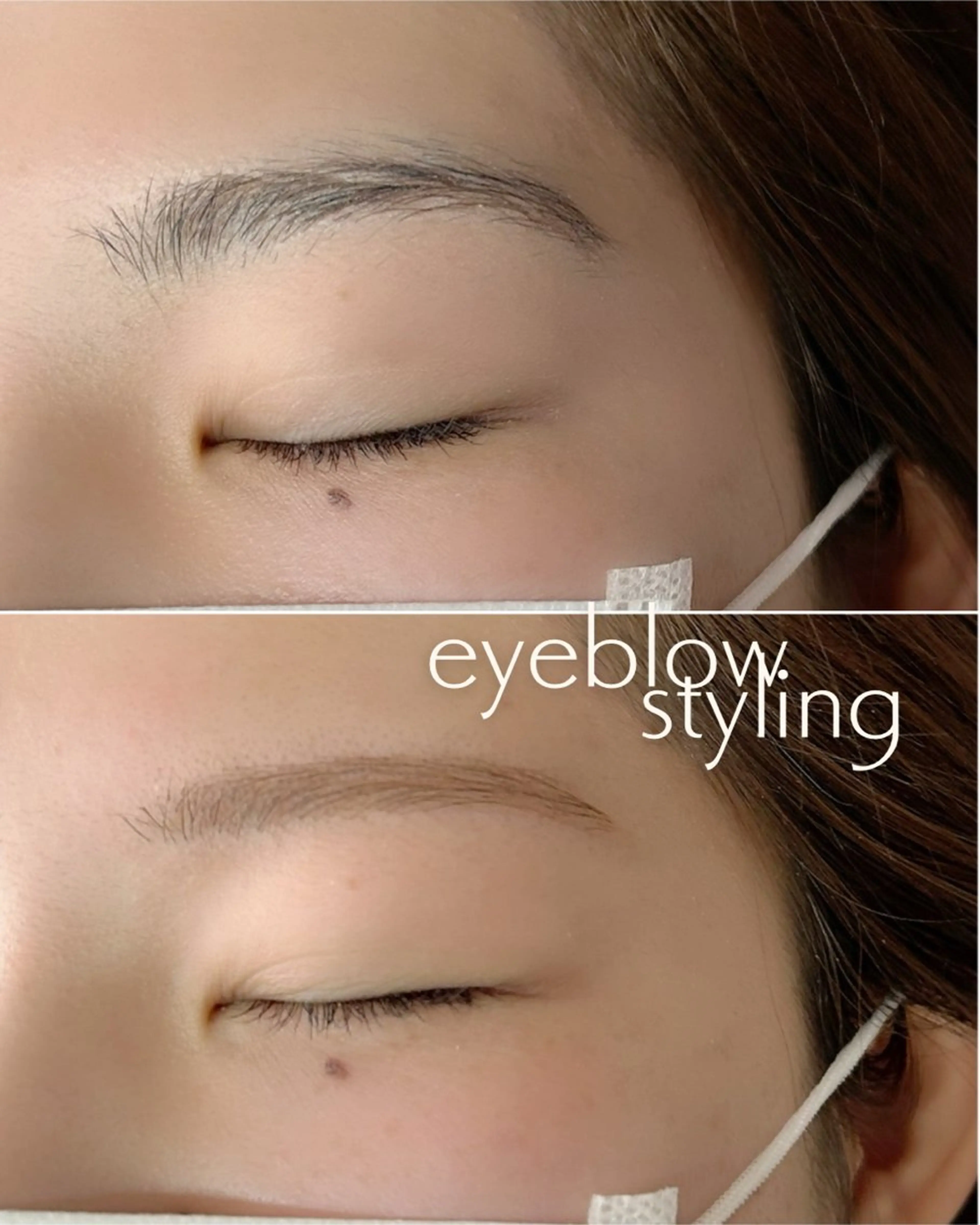 アイブロウ ワックス脱毛 via クマガイの眉毛・アイブロウイメージ