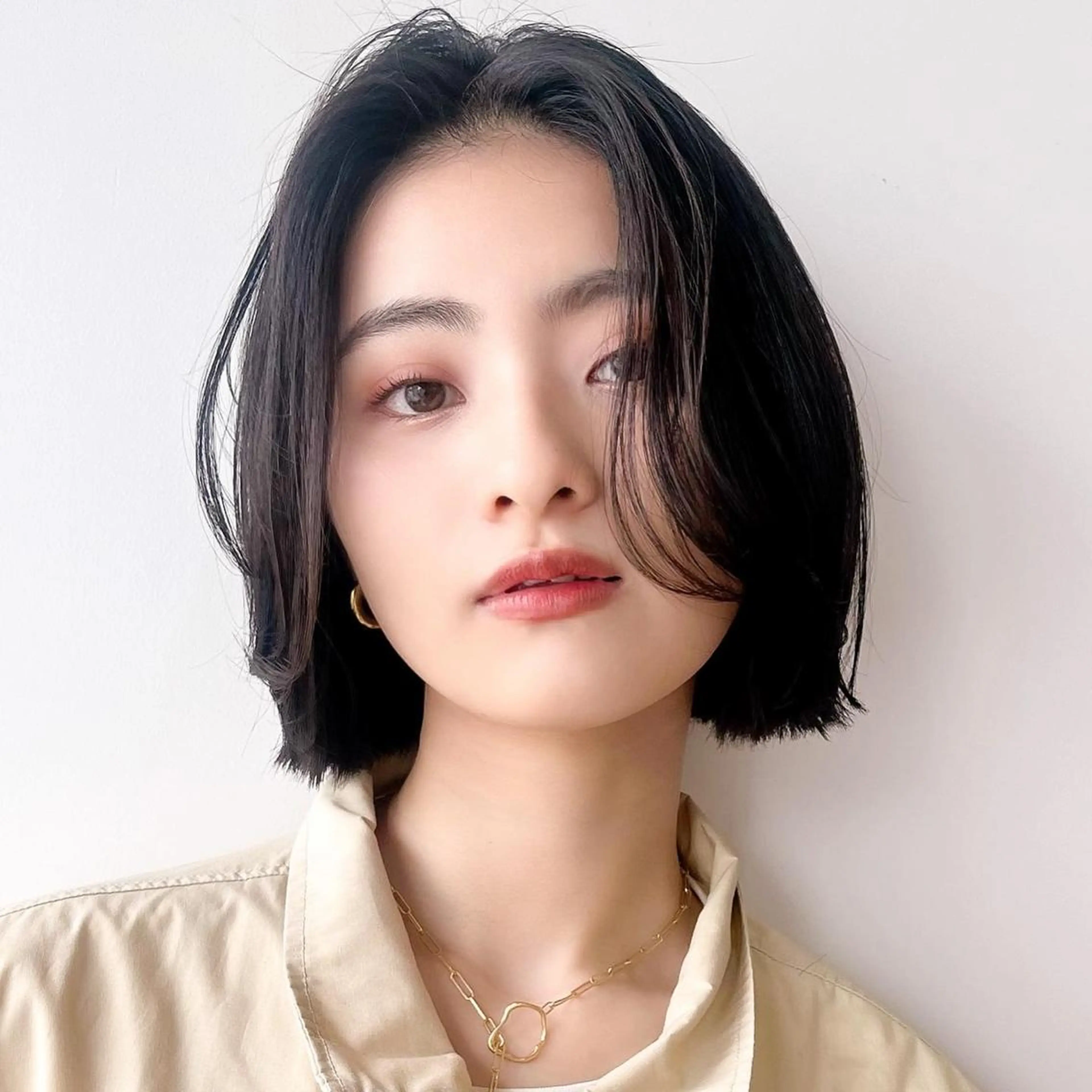 ショート カラー 🌱小顔ヘア/ボブ ミディアム/双葉🌱のヘアスタイル