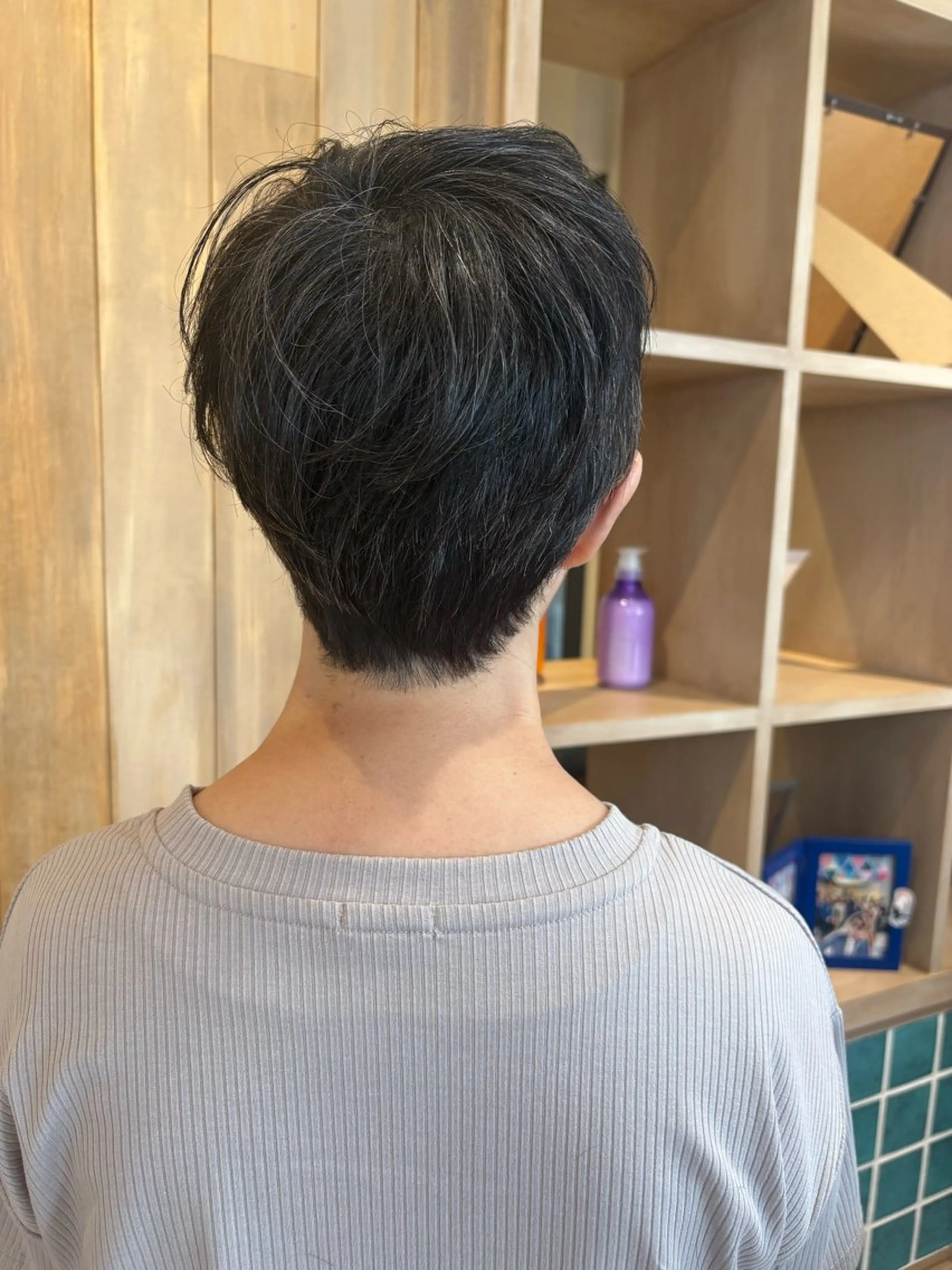 カット　ヘッドスパの写真