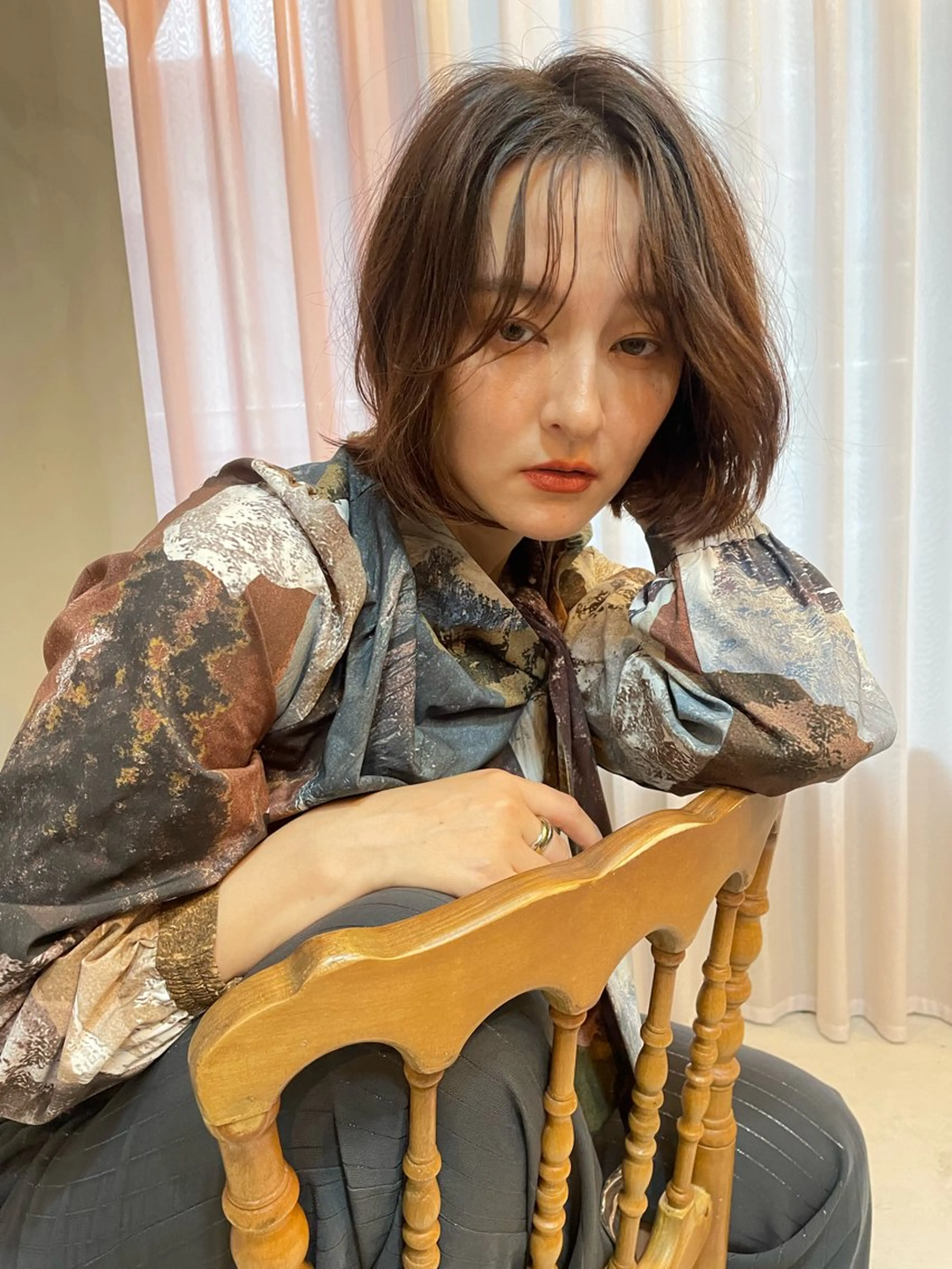 ショート カラー カット ヘアカラー トリートメント ショート/ボブ/ 心斎橋/宮脇美奈のヘアスタイル