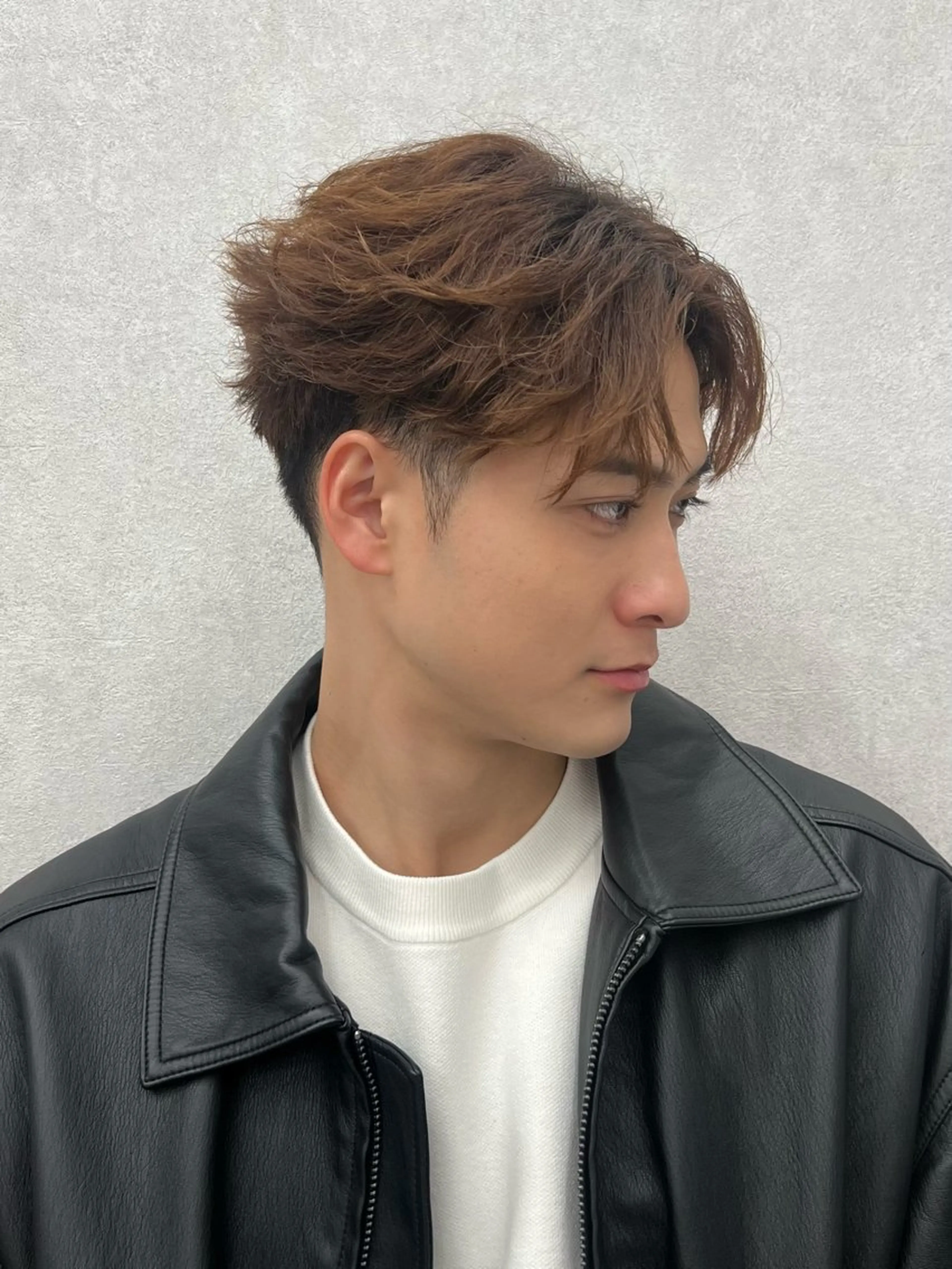 ショート パーマ メンズ カット パーマ フェザーパーマ浦和 スパイキーショートのヘアスタイル