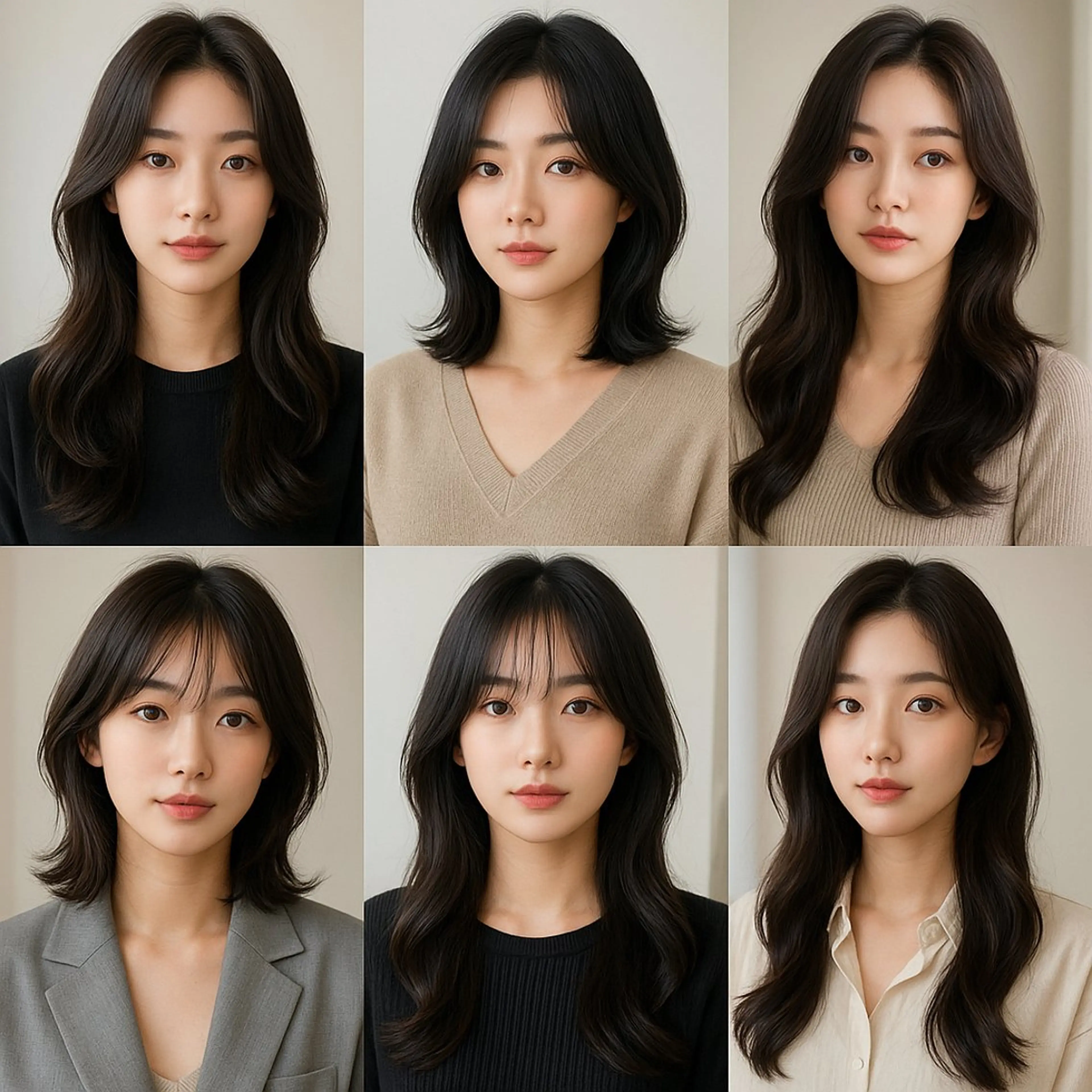 ミディアム カラー 韓国風ヘア レイヤーカット カット ヘアカラー トリートメント ✨U-topia渡邉 大樹【公認資格有】✨のヘアスタイル