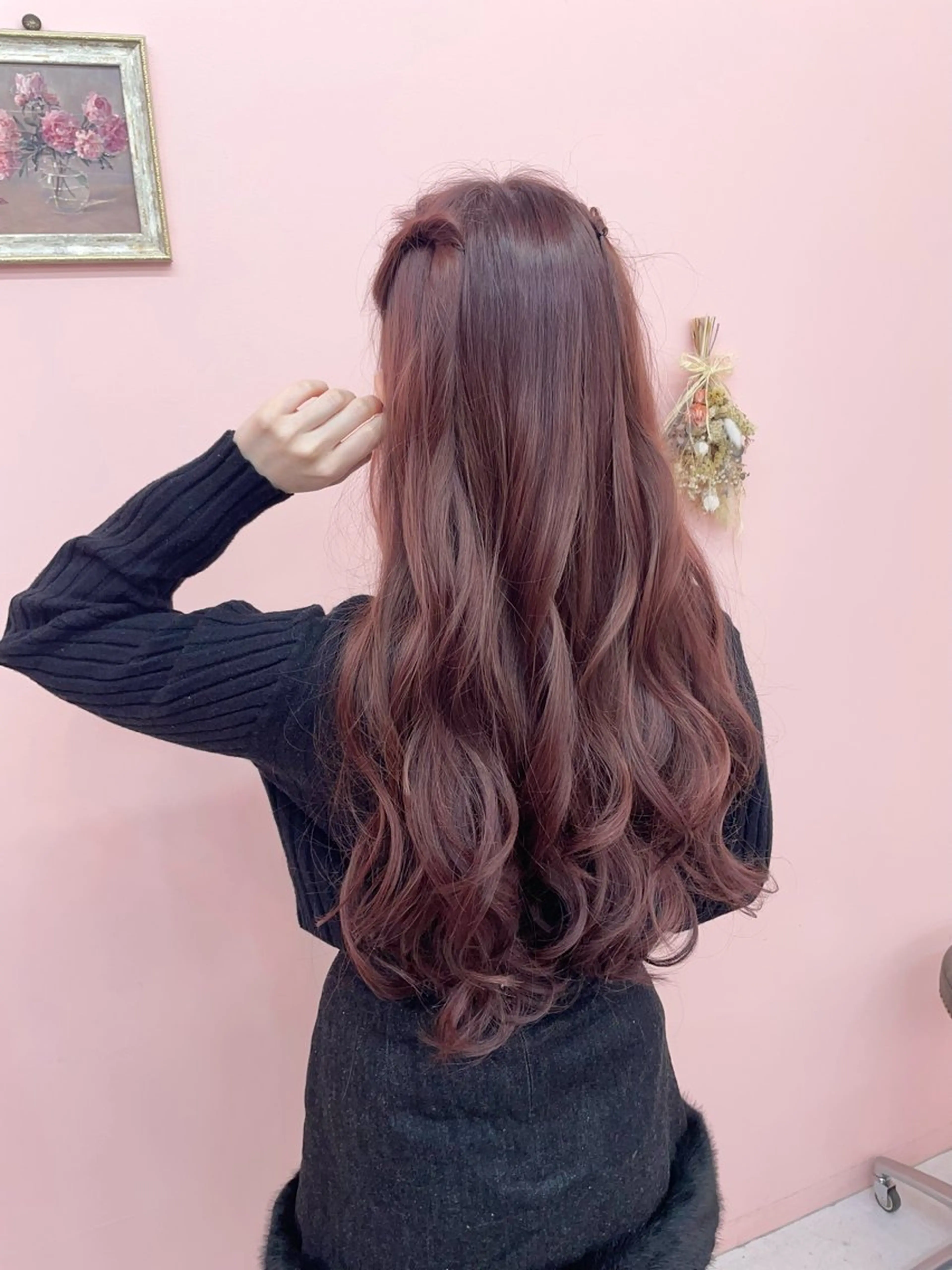 ロング カラー 山本 史奈のヘアスタイル