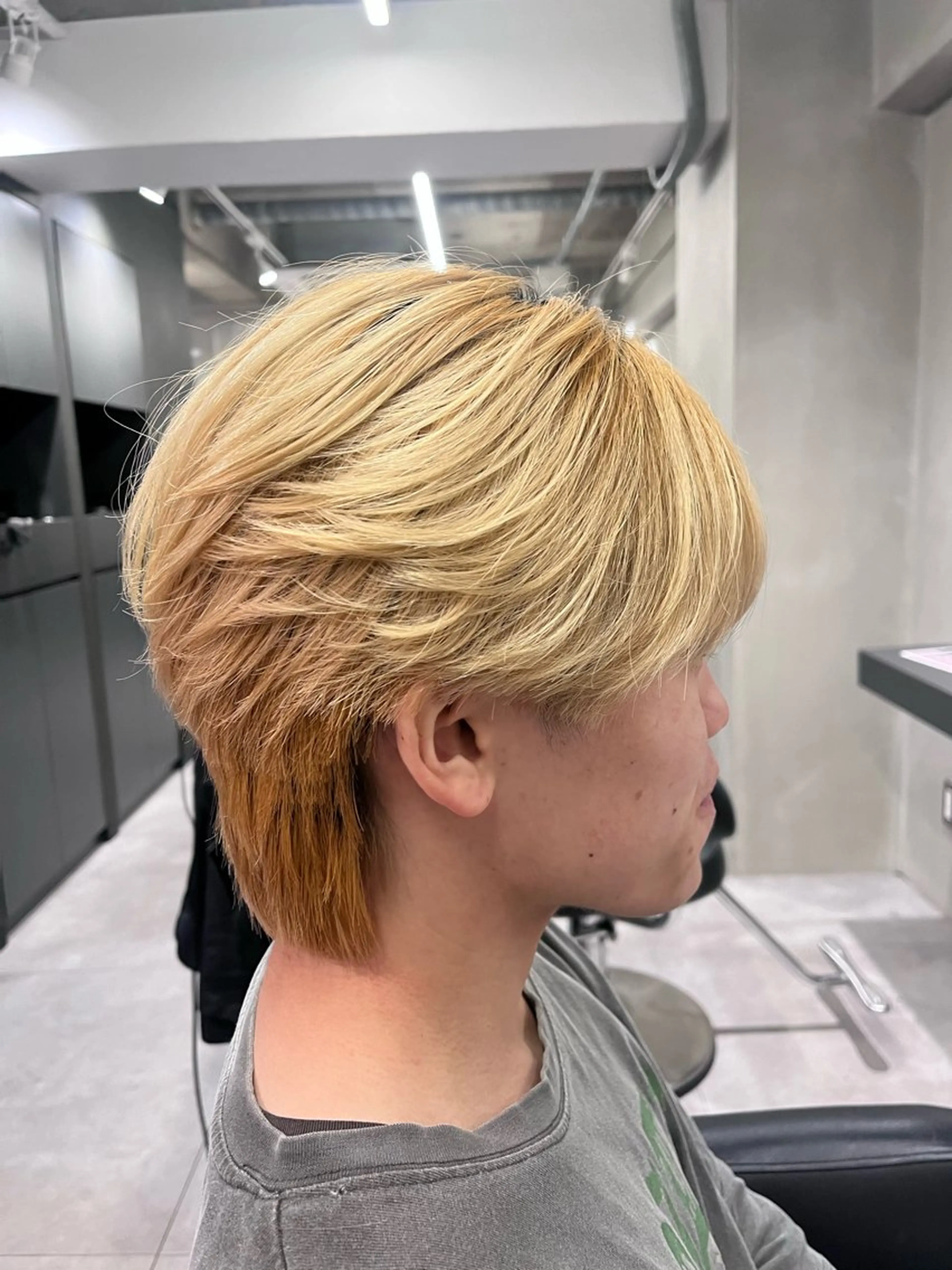 ミディアム メンズ カット 波巻きパーマ /メンズ専門/そらのヘアスタイル