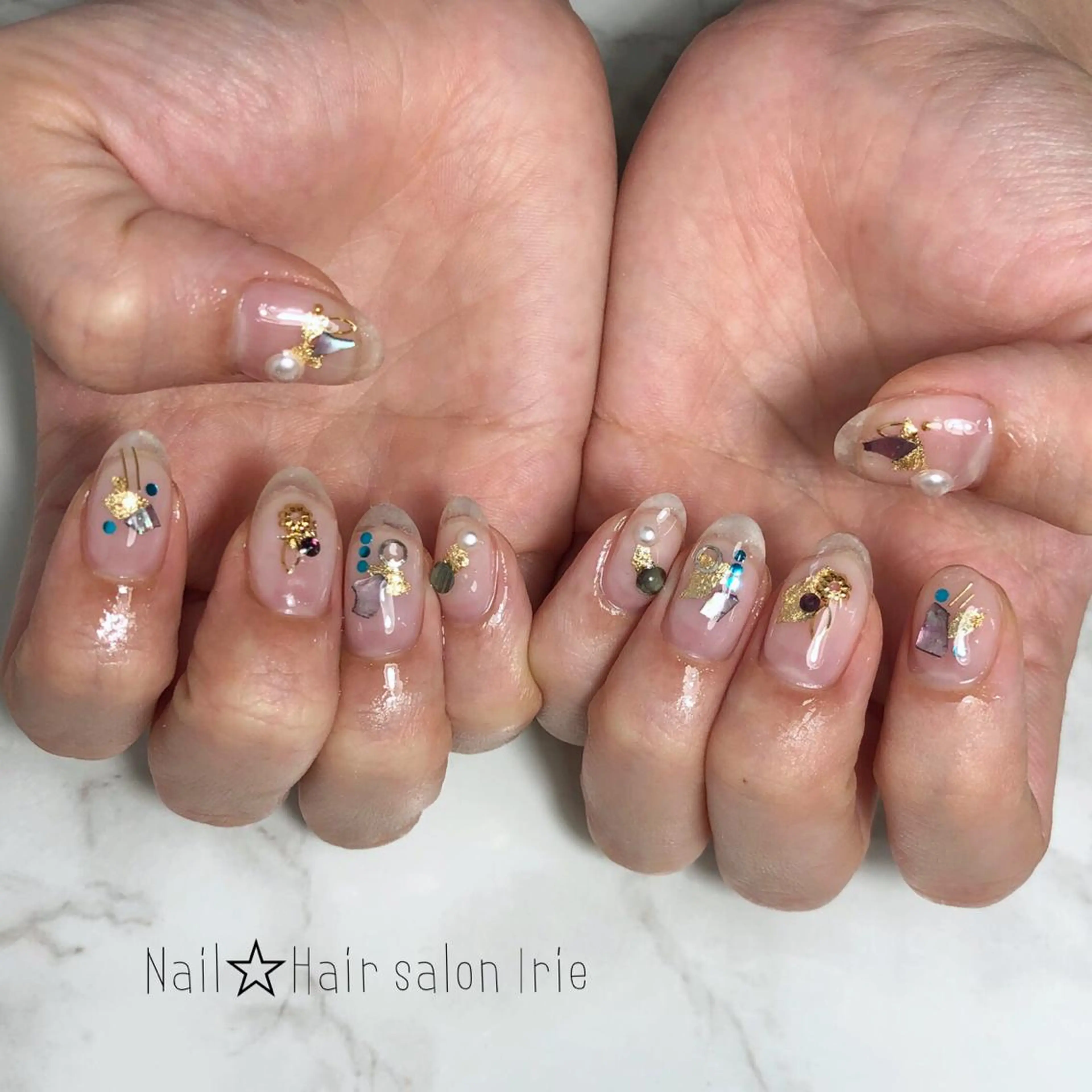 ネイル ハンドネイル Hair salon Irie所属・與儀 知佳のネイルデザイン