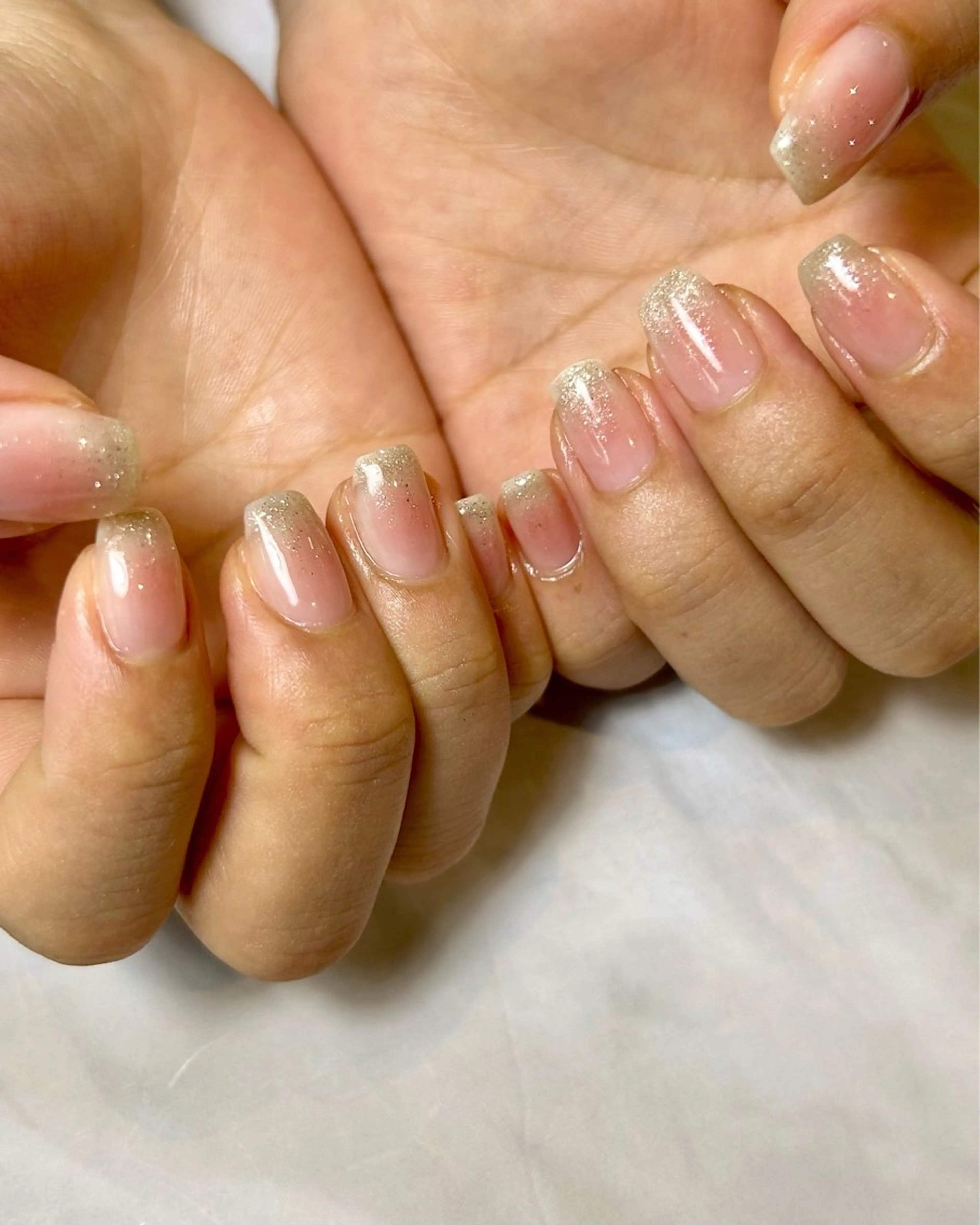 ネイル チークネイル 持ち込み シンプルネイル ハンドネイル Reflection marikoのネイルデザイン