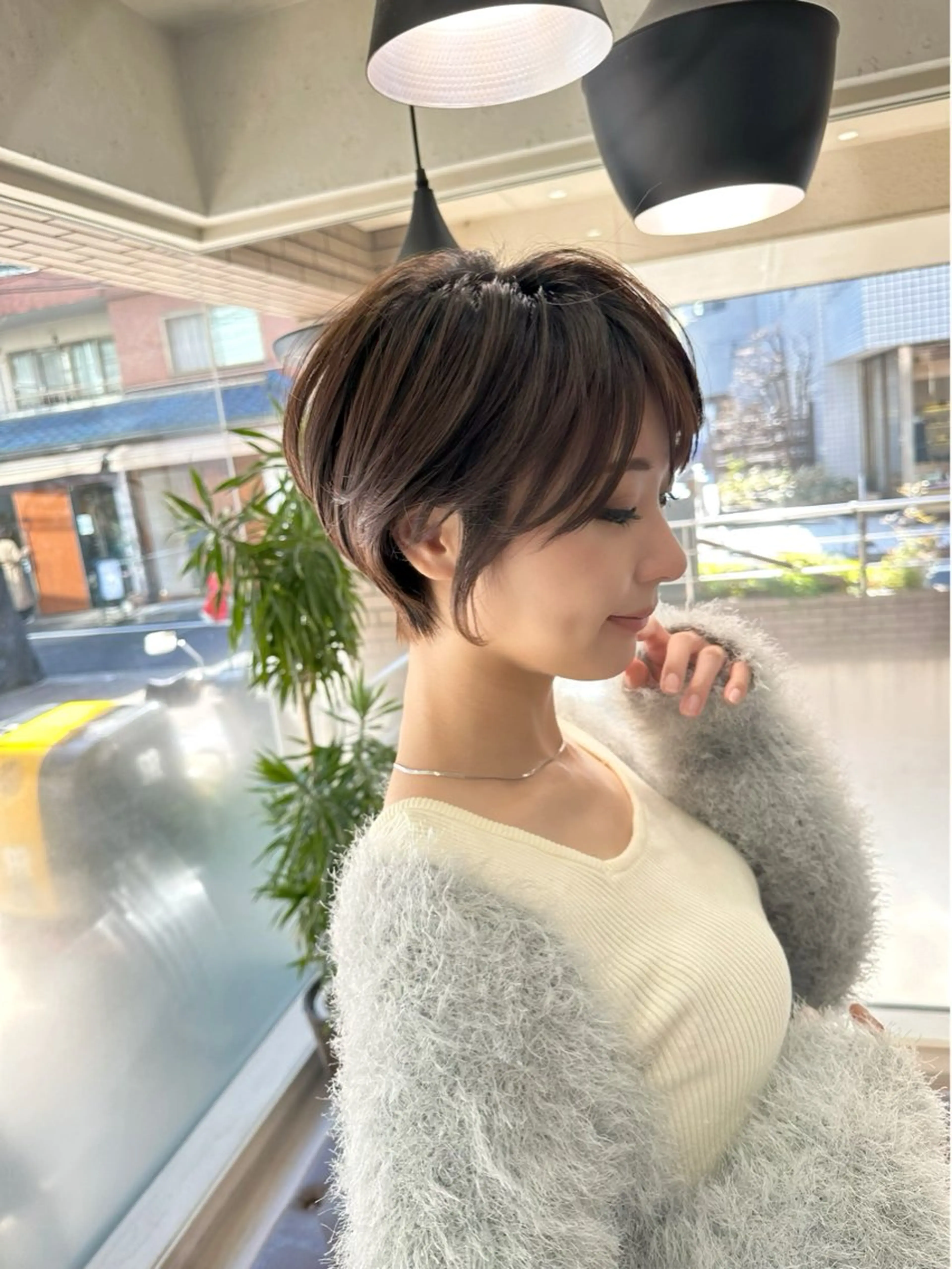 ショート 艶カラー/ヘアセット 着付け　ふうか　渋谷のヘアスタイル