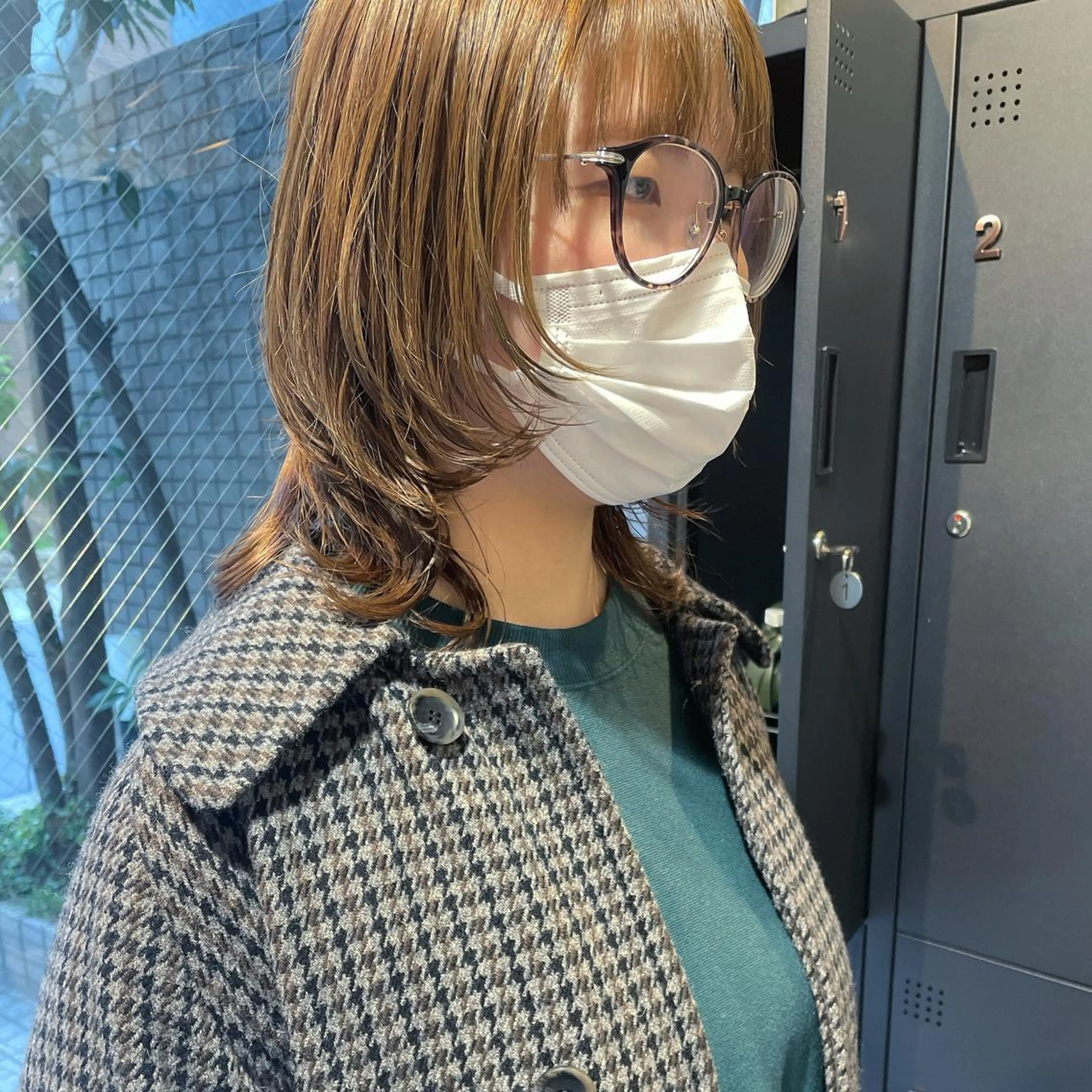 セミロング カラー カット ヘアカラー トリートメント ヤマモト マイのヘアスタイル