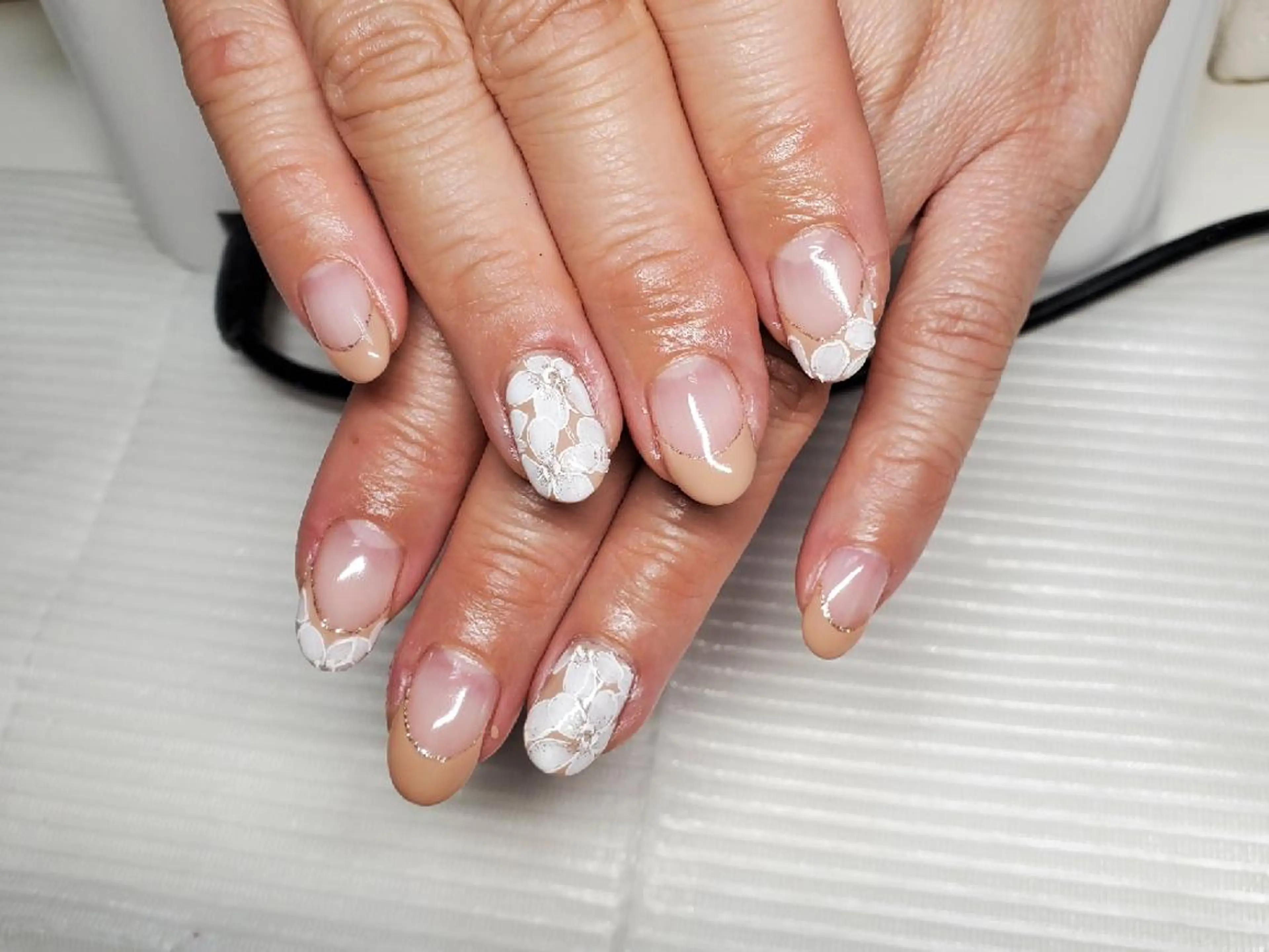 ネイル フラワーネイル フレンチネイル NAIL'S KISHのネイルデザイン