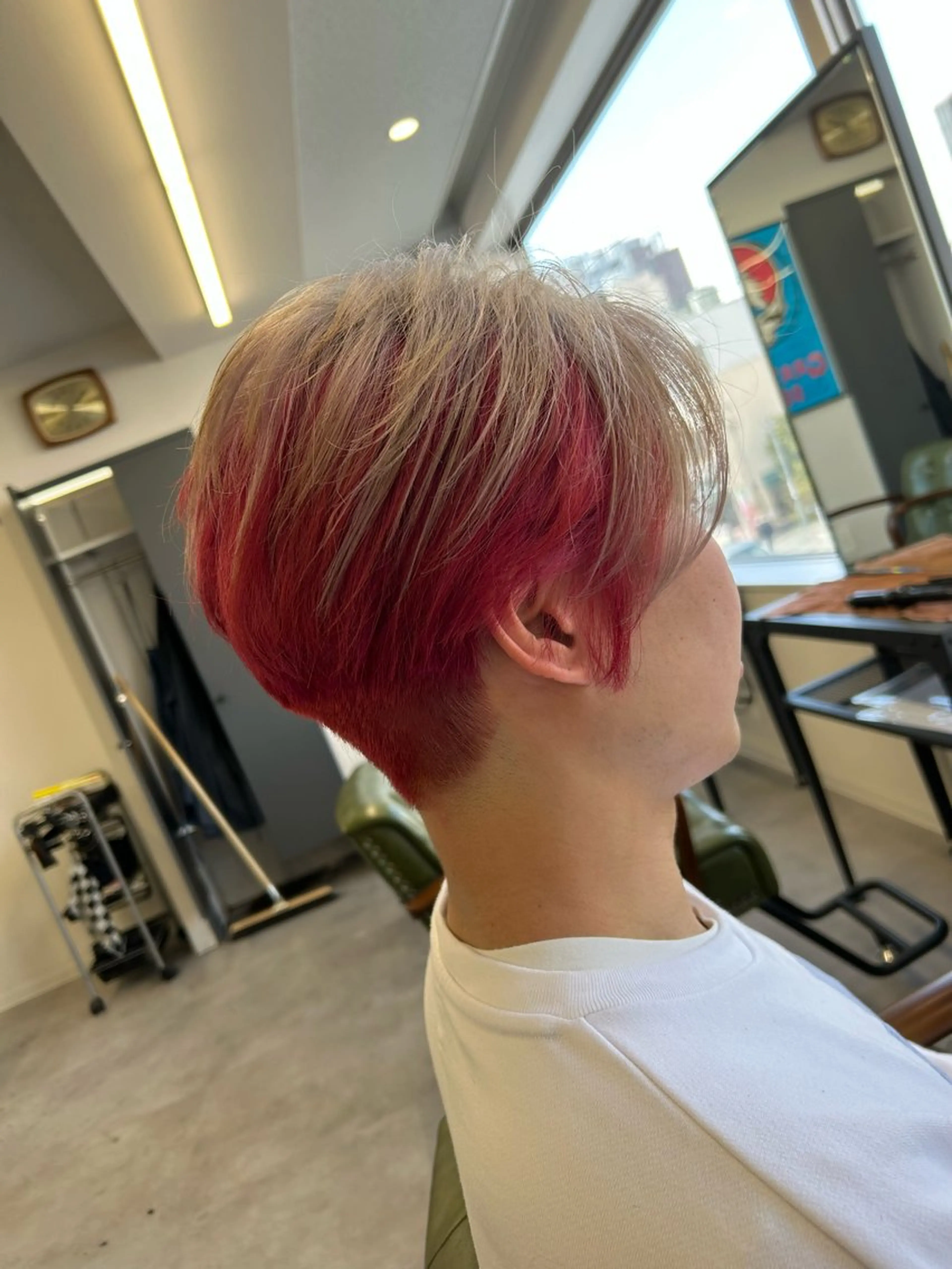 カラー メンズ カット ヘアカラー トリートメント SHAFT Ieiriのヘアスタイル