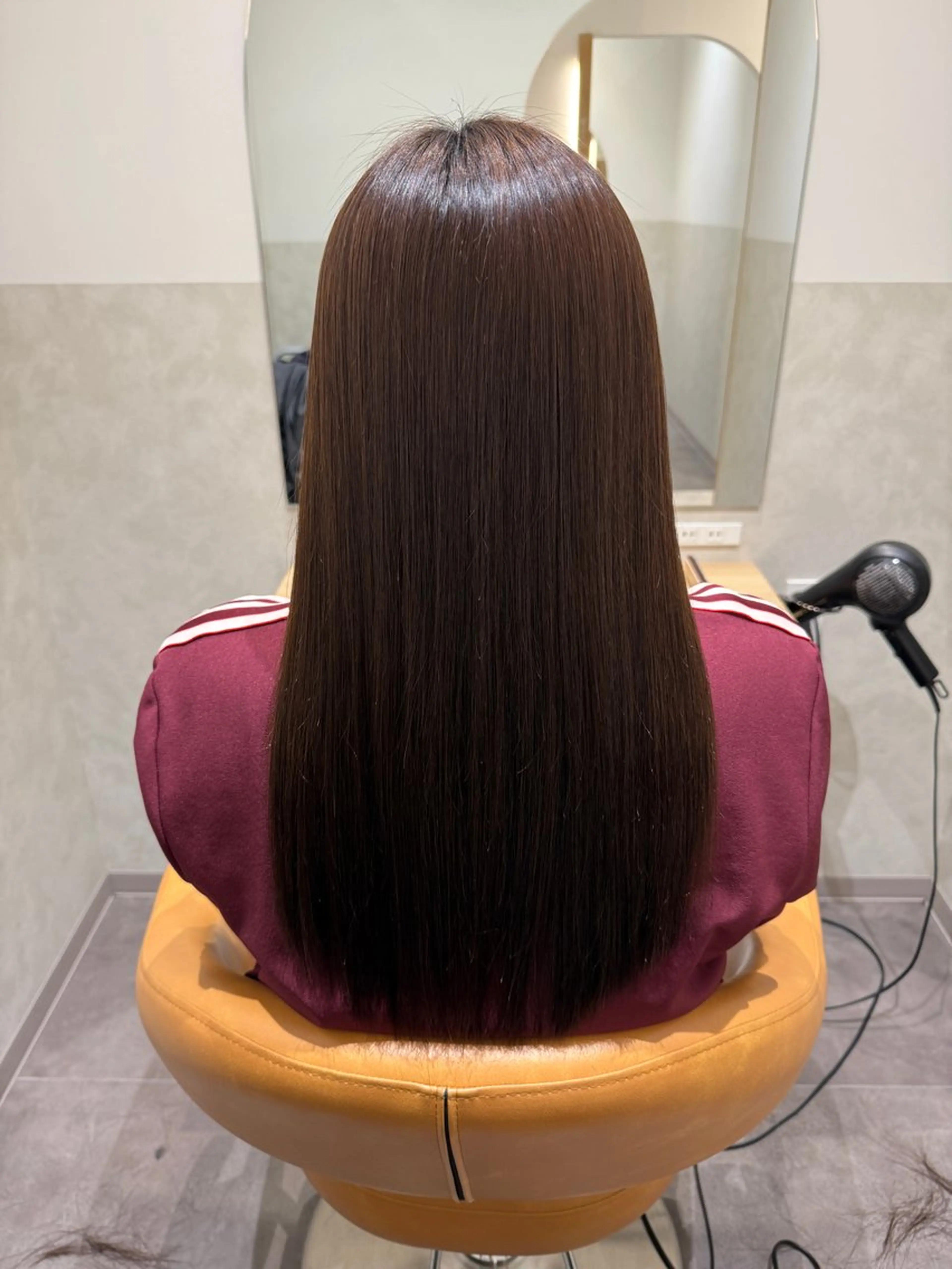 ロング 髪質改善 縮毛矯正 トリートメント 阿部 祥大のヘアスタイル