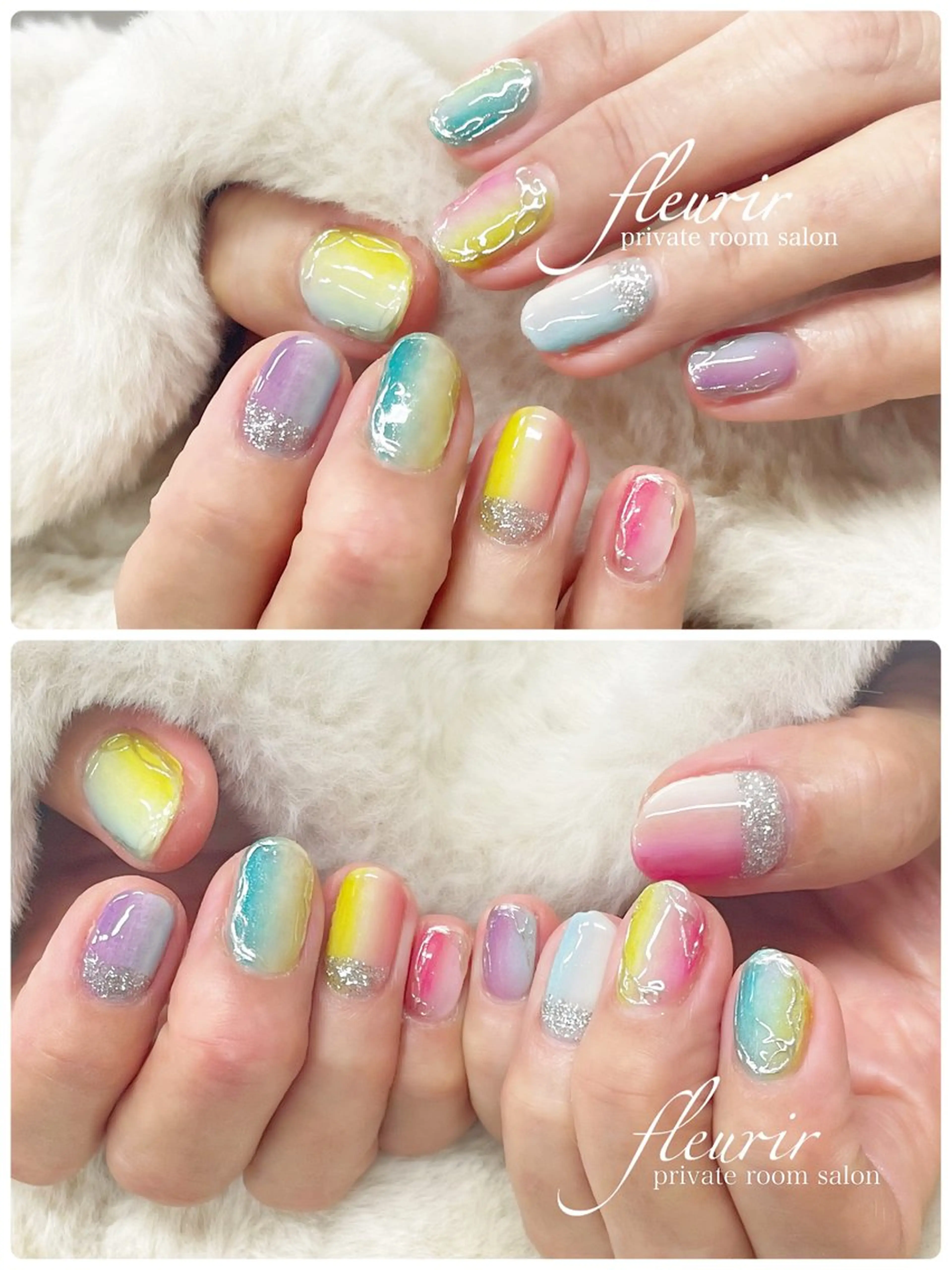 ネイル フルリール 【プライベートサロンのネイルデザイン