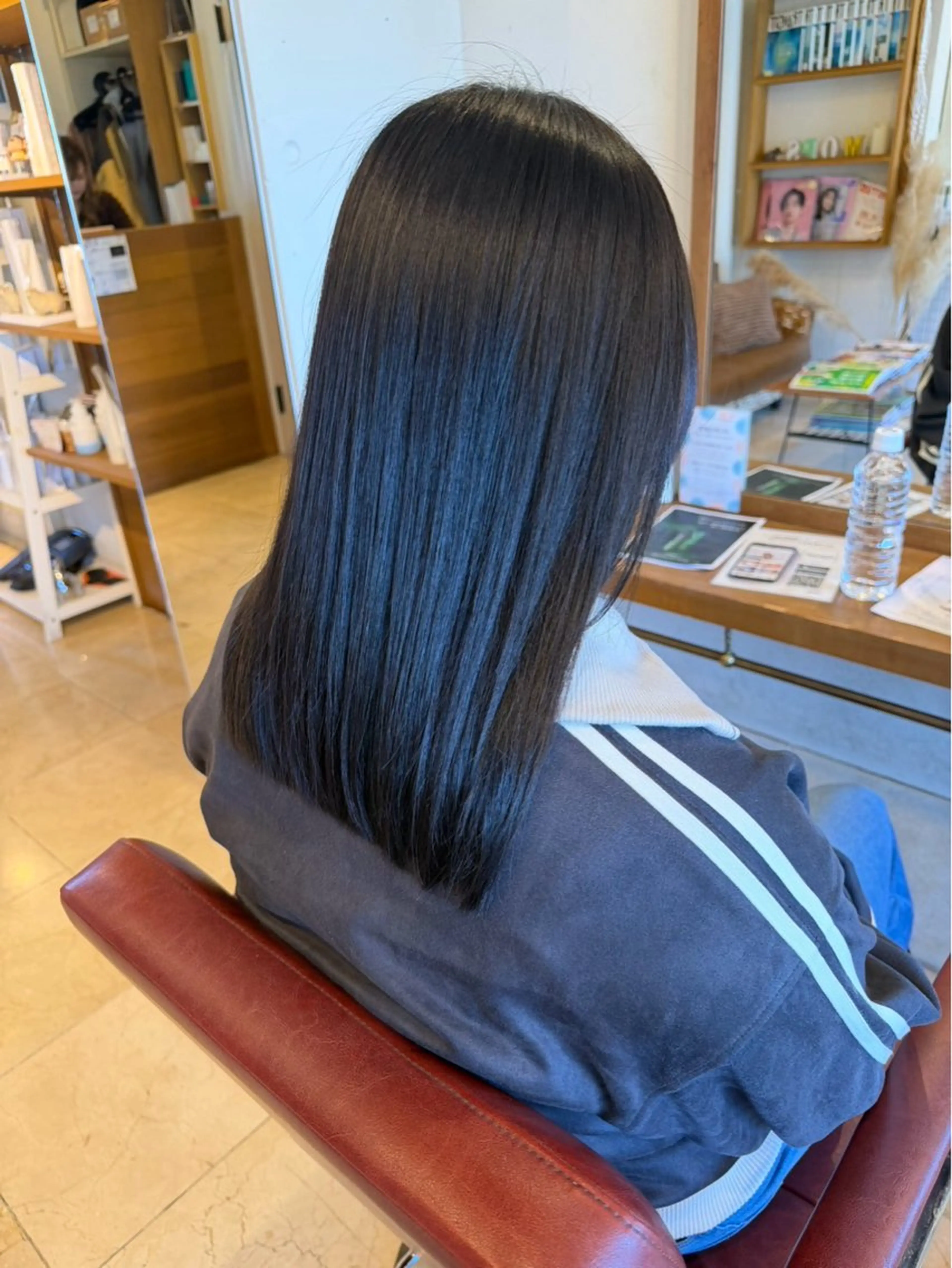 ミディアム 縮毛矯正 カット 縮毛矯正 今村俊介 メンズカットのヘアスタイル