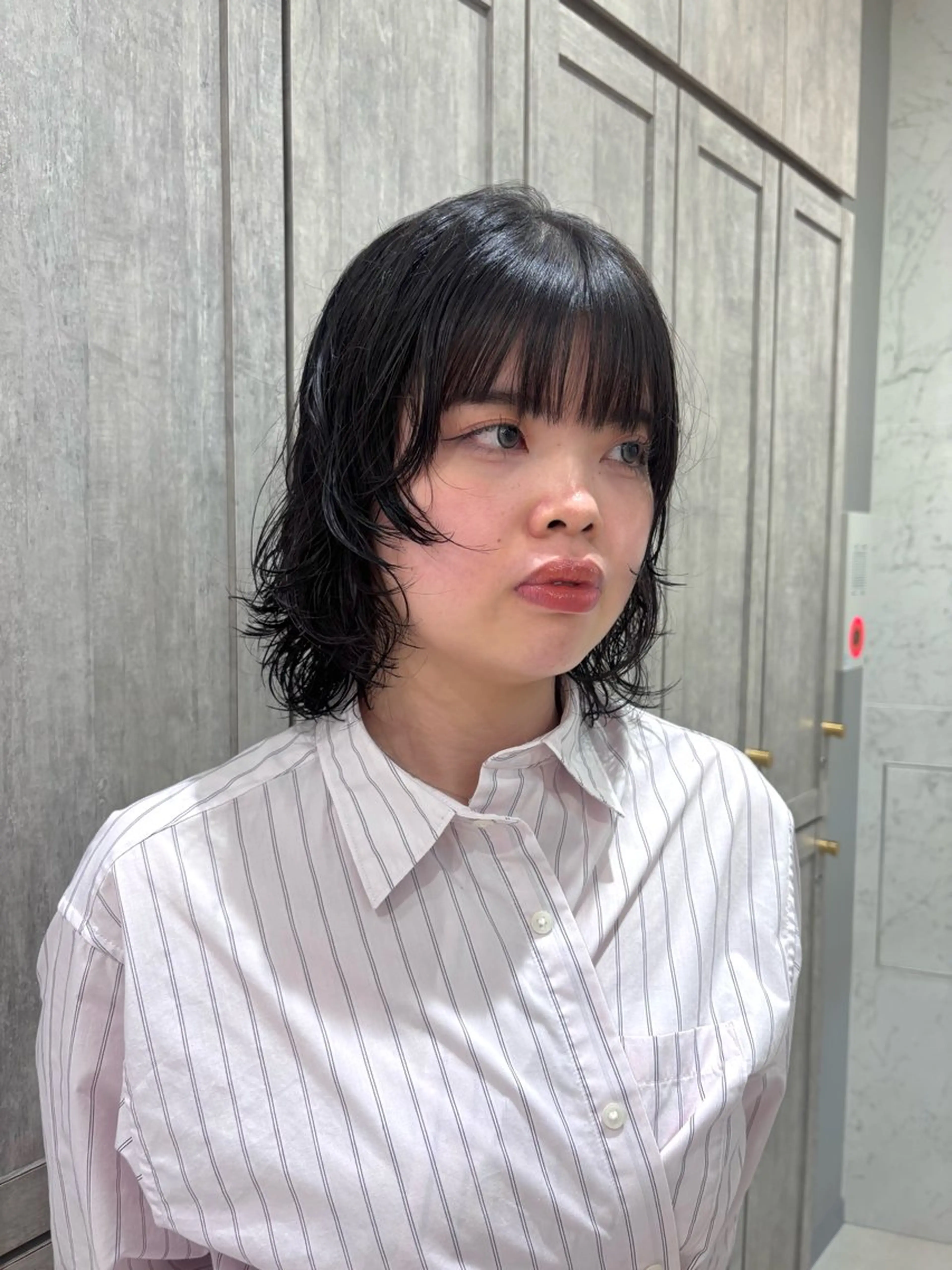 ショート パーマ ボブレイヤー ボブ レイヤーカット カット パーマ トリートメント かどた はるなのヘアスタイル