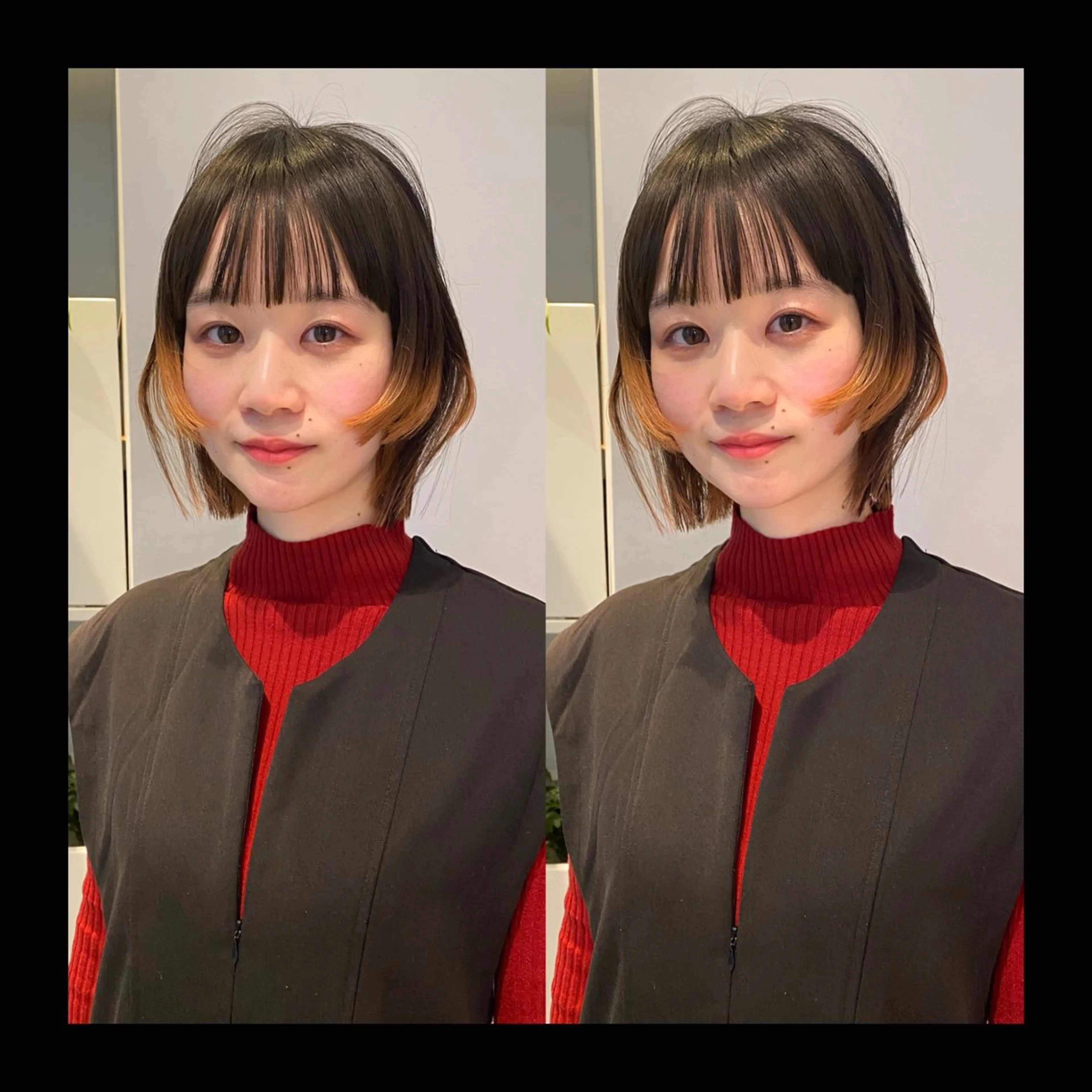 ショート カラー デザインカラー カット ヘアカラー トリートメント mai / linoah˚✧のヘアスタイル