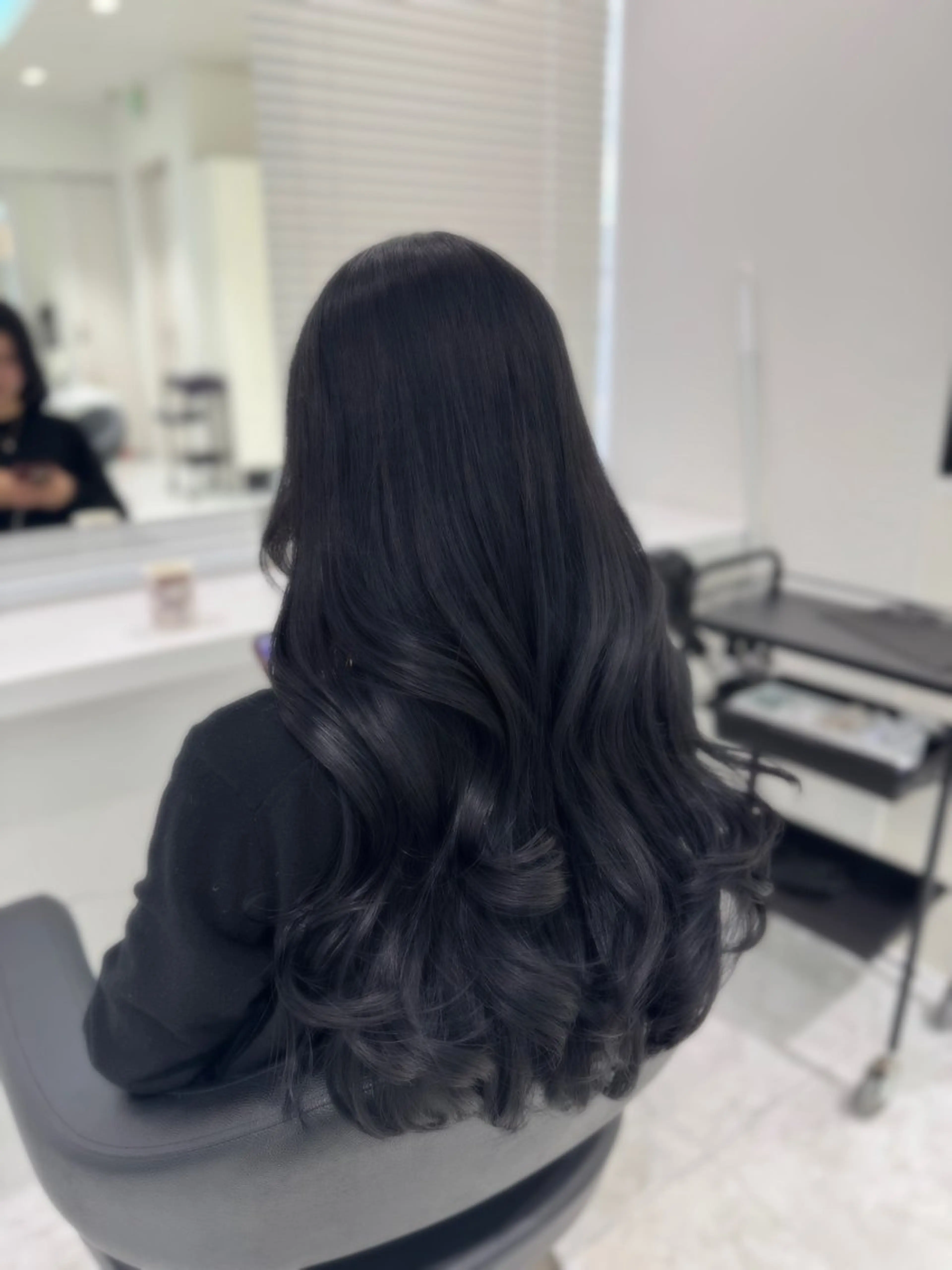 ロング カラー ヘアアレンジ メンズ 黒髪 透明感カラー 💗ブリーチなし暖色 kotono💗のヘアスタイル