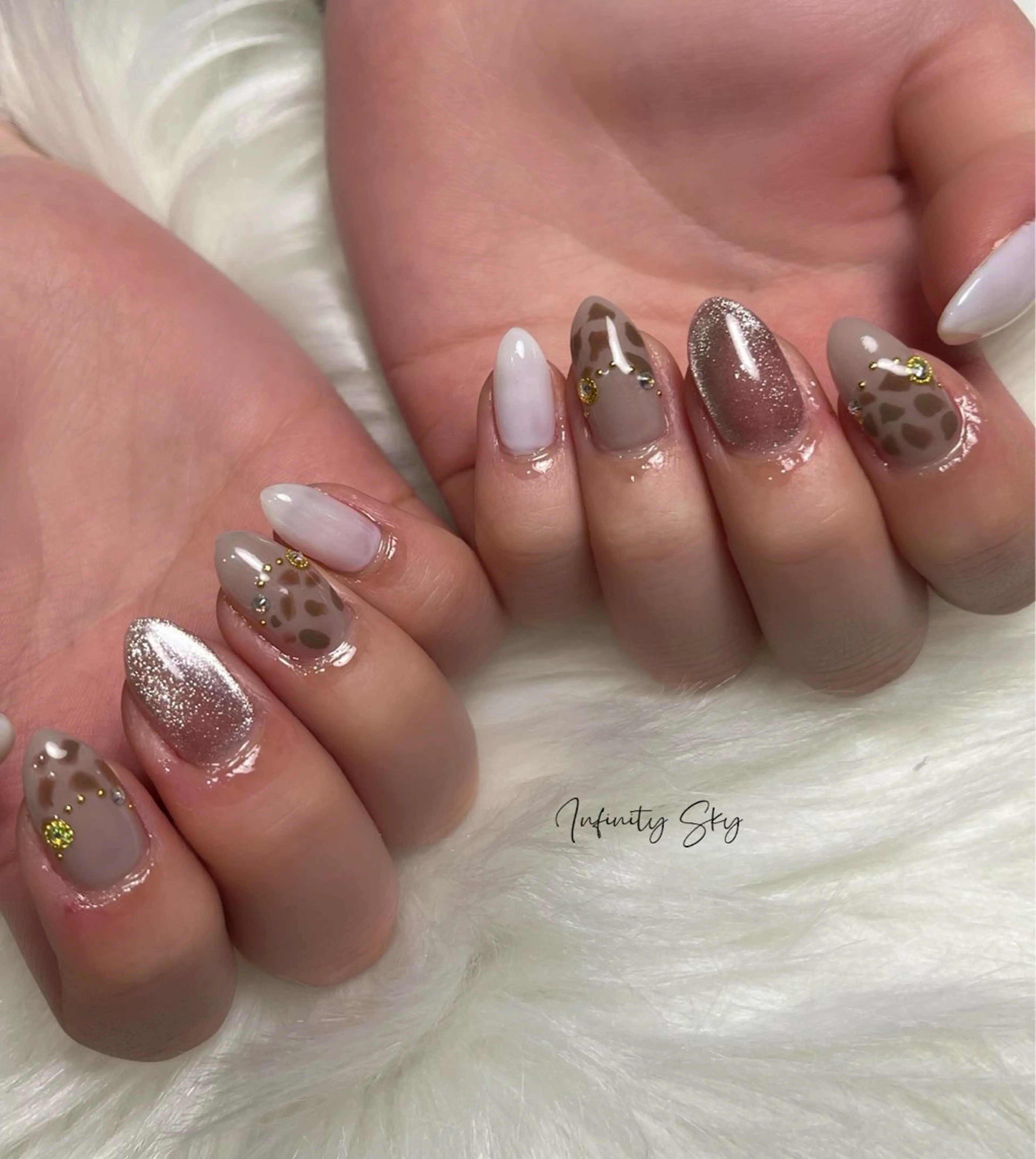 ネイル シンプルネイル infinity skyのネイルデザイン