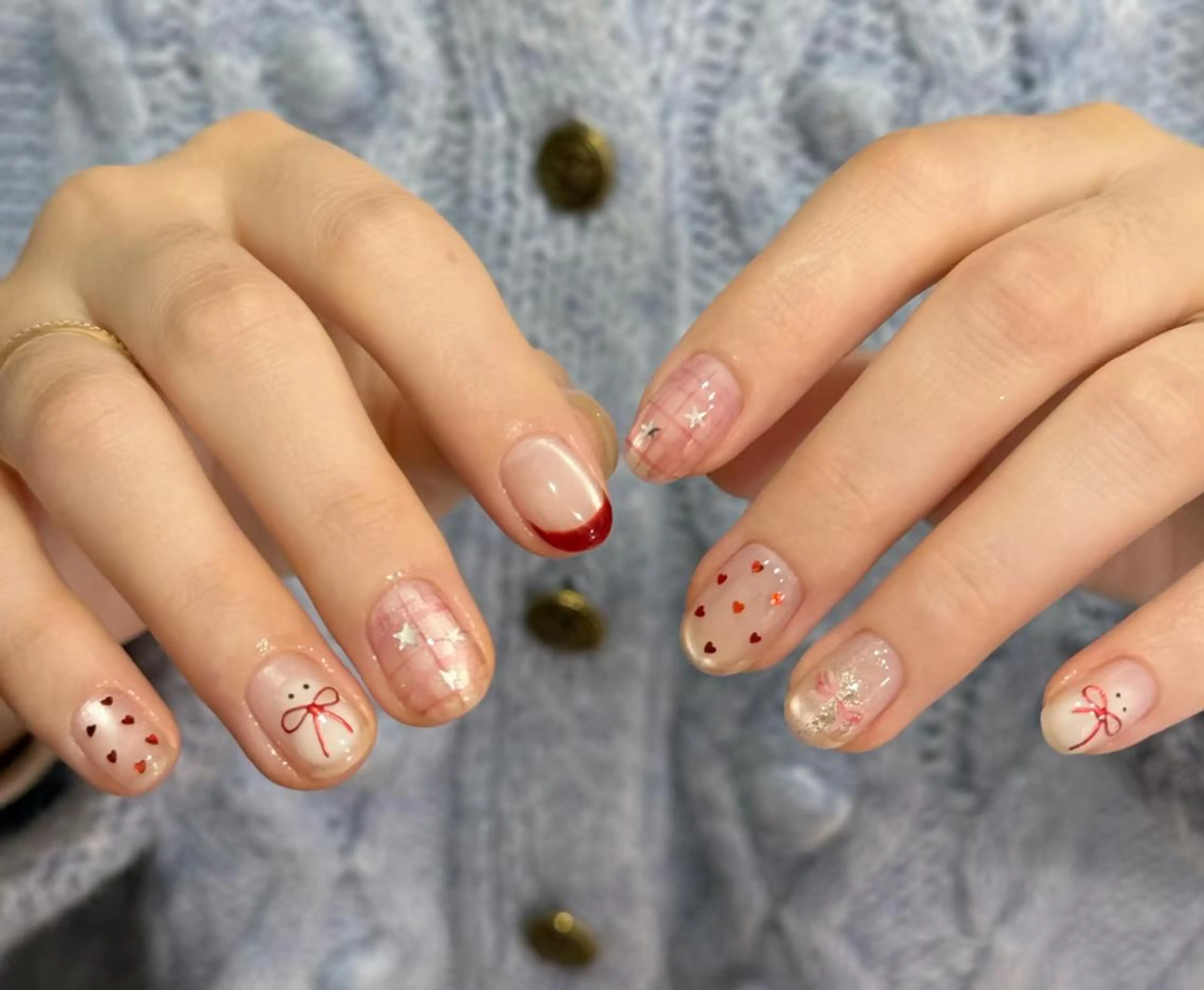 ネイル ハンドネイル ハンドケア 🍑 momo_nailのネイルデザイン