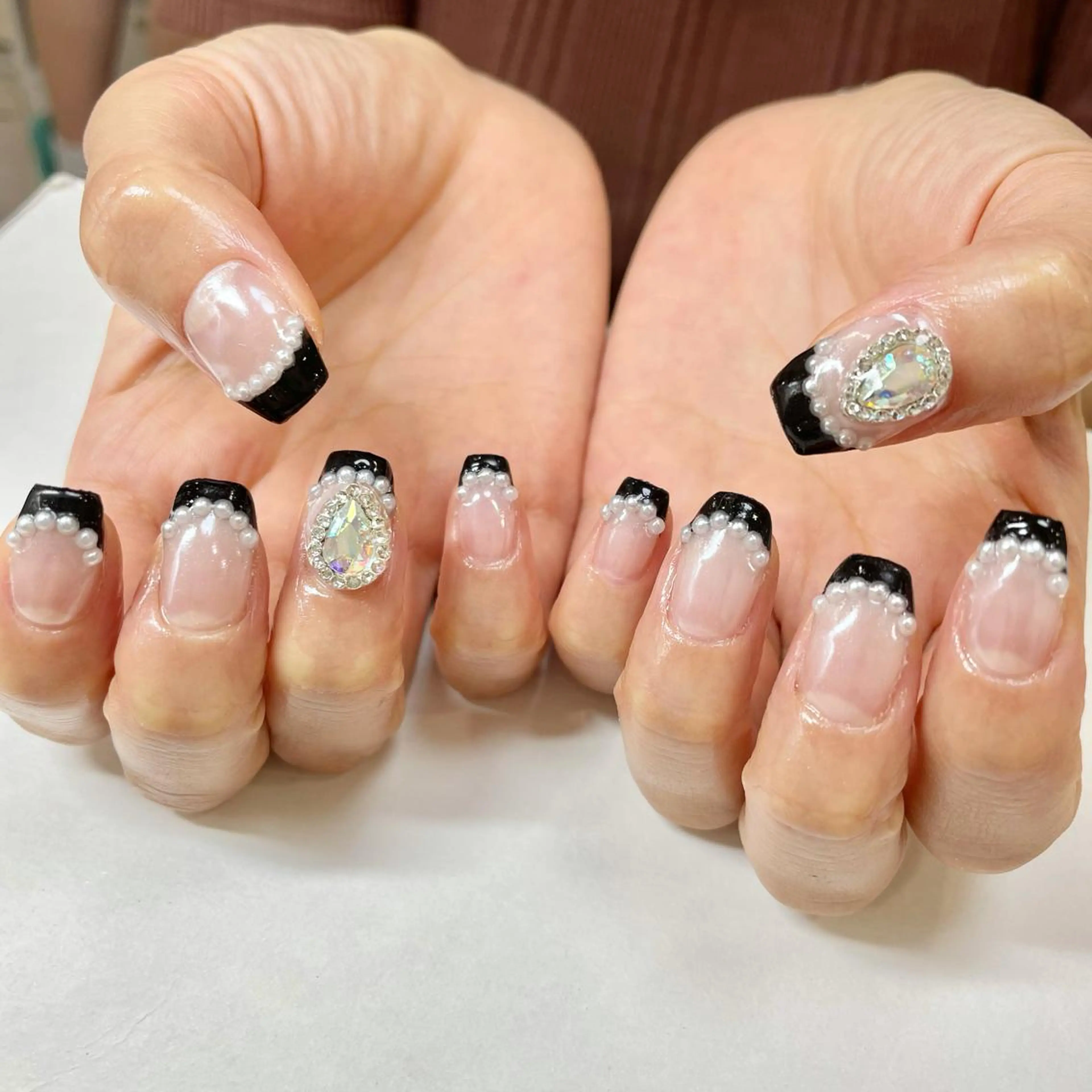 ネイル フレンチネイル 🎀AYAKO 🎀中韓ネイルのネイルデザイン