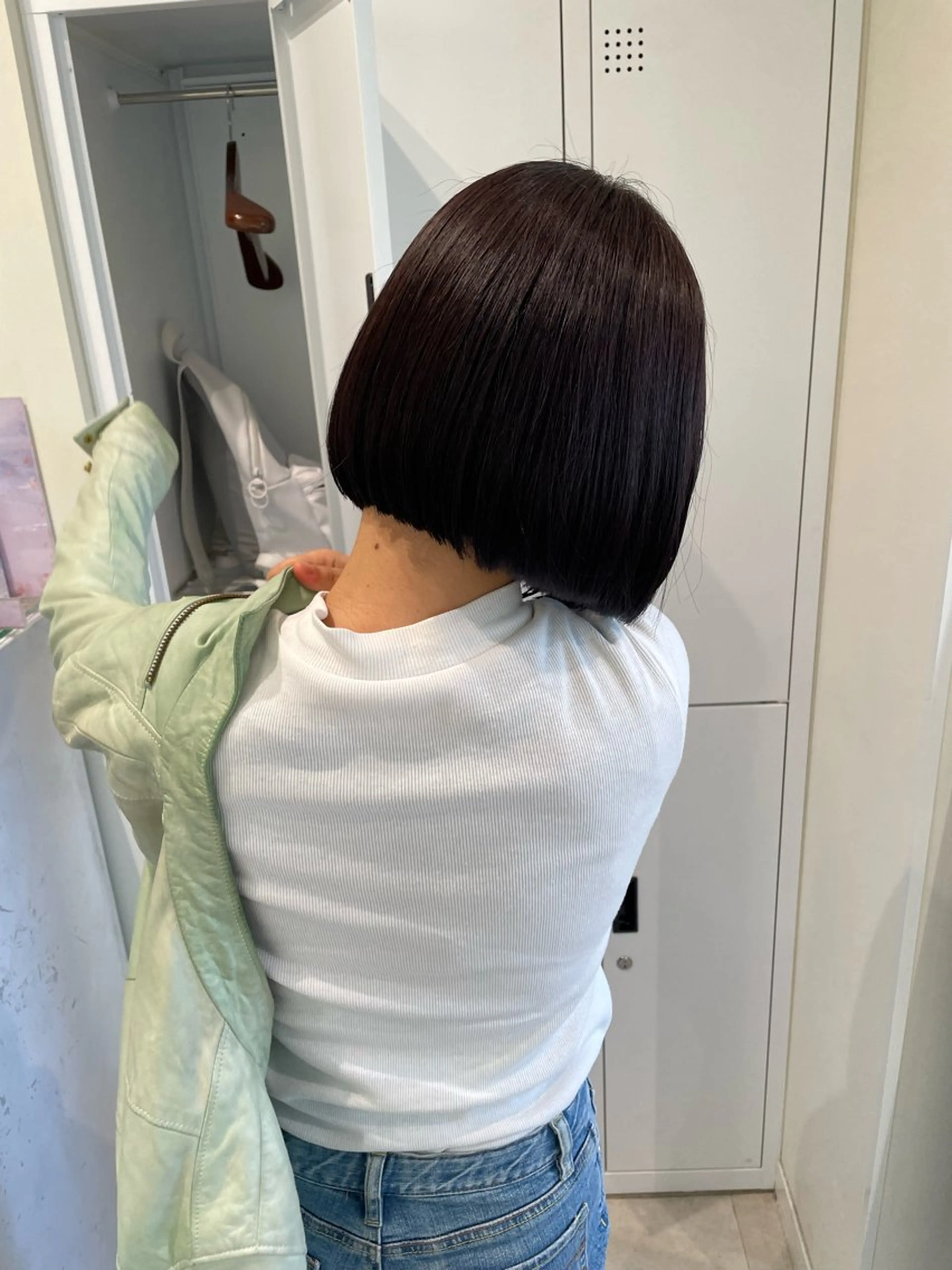 ショート カラー ボブ カット ボブ/インナーカラー /眉毛/Miyuのヘアスタイル