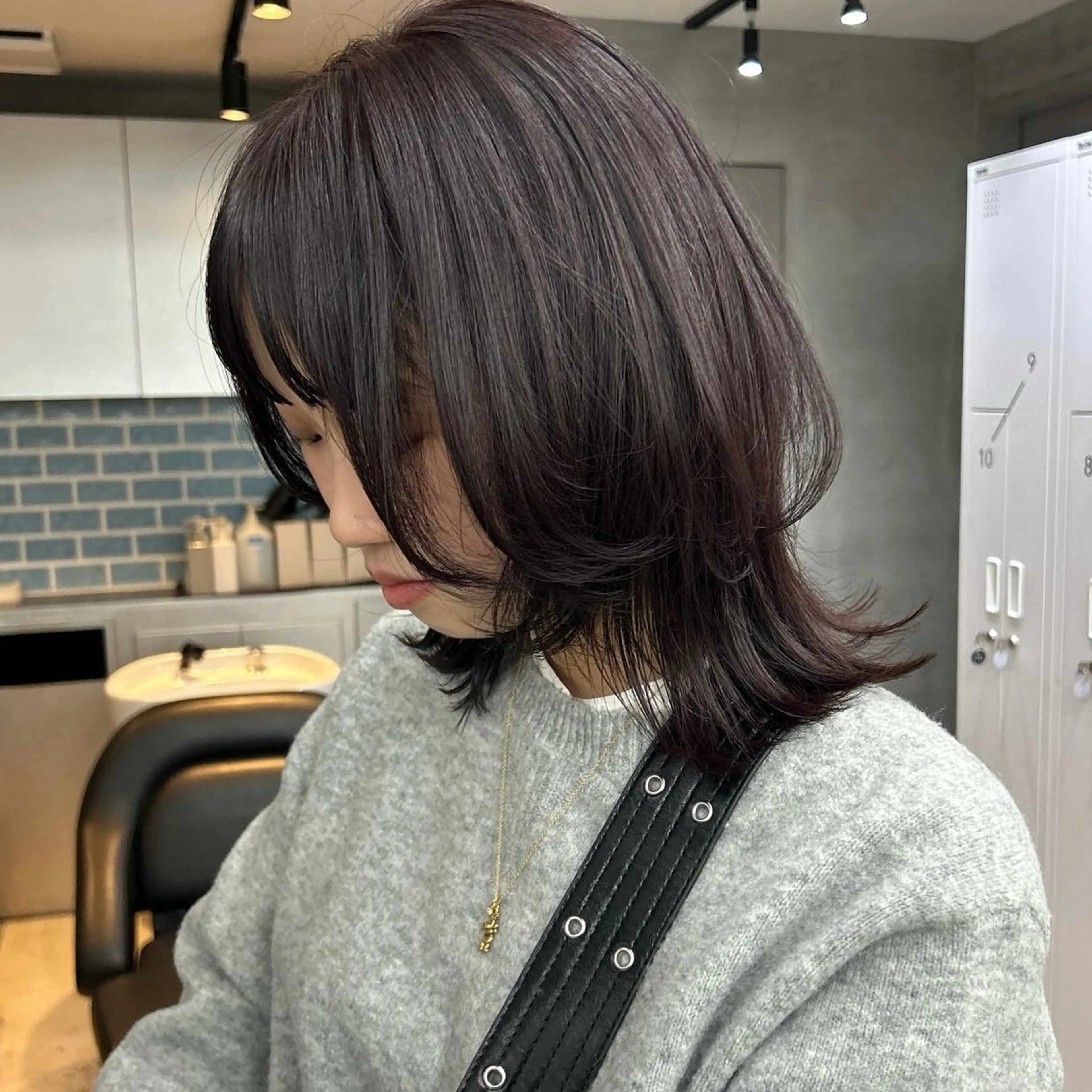 セミロング カラー おぐらみゆう 🍎ボブ/ショートのヘアスタイル