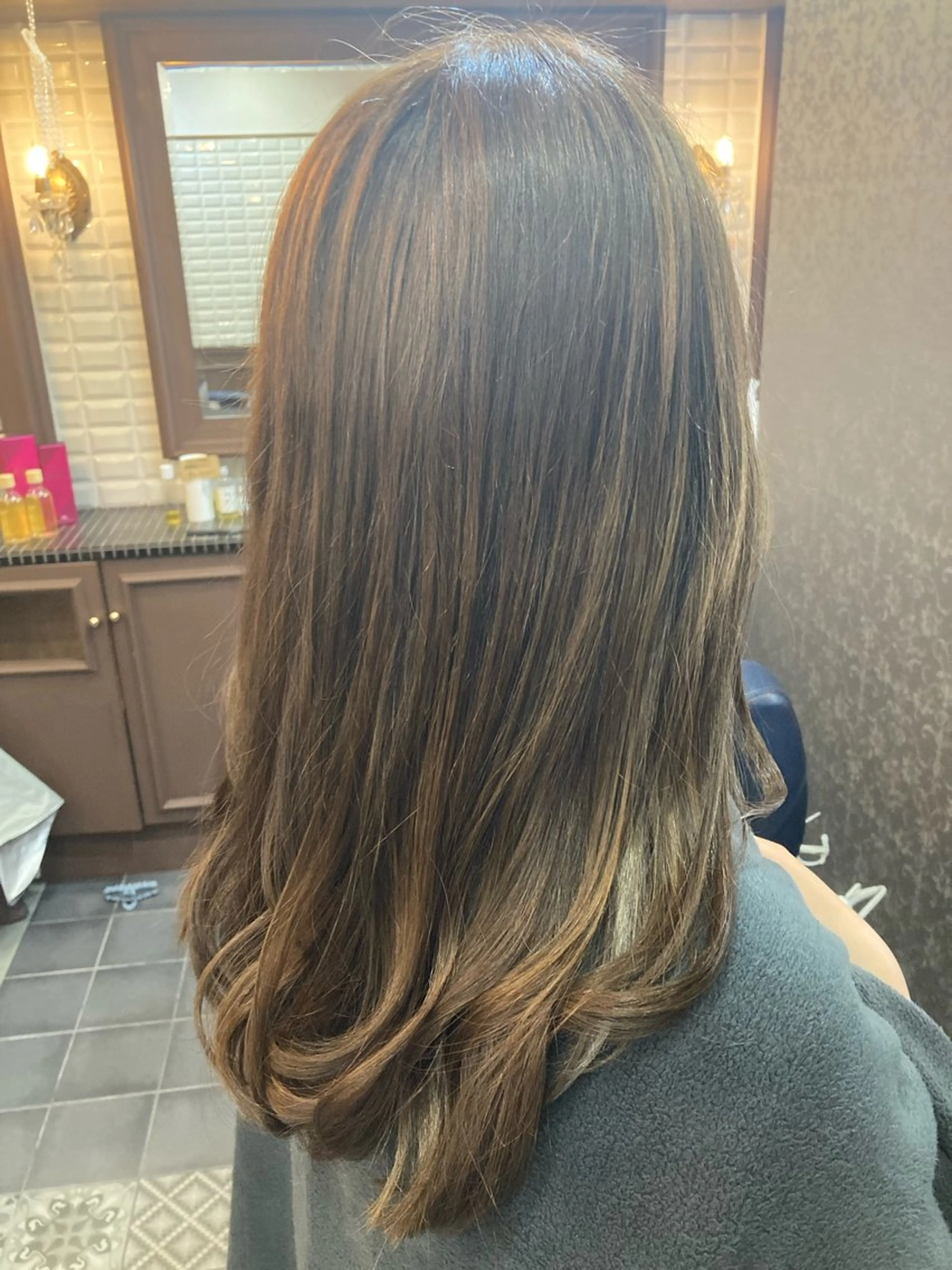 セミロング トリートメント ルピナス中田店長 山口大地のヘアスタイル