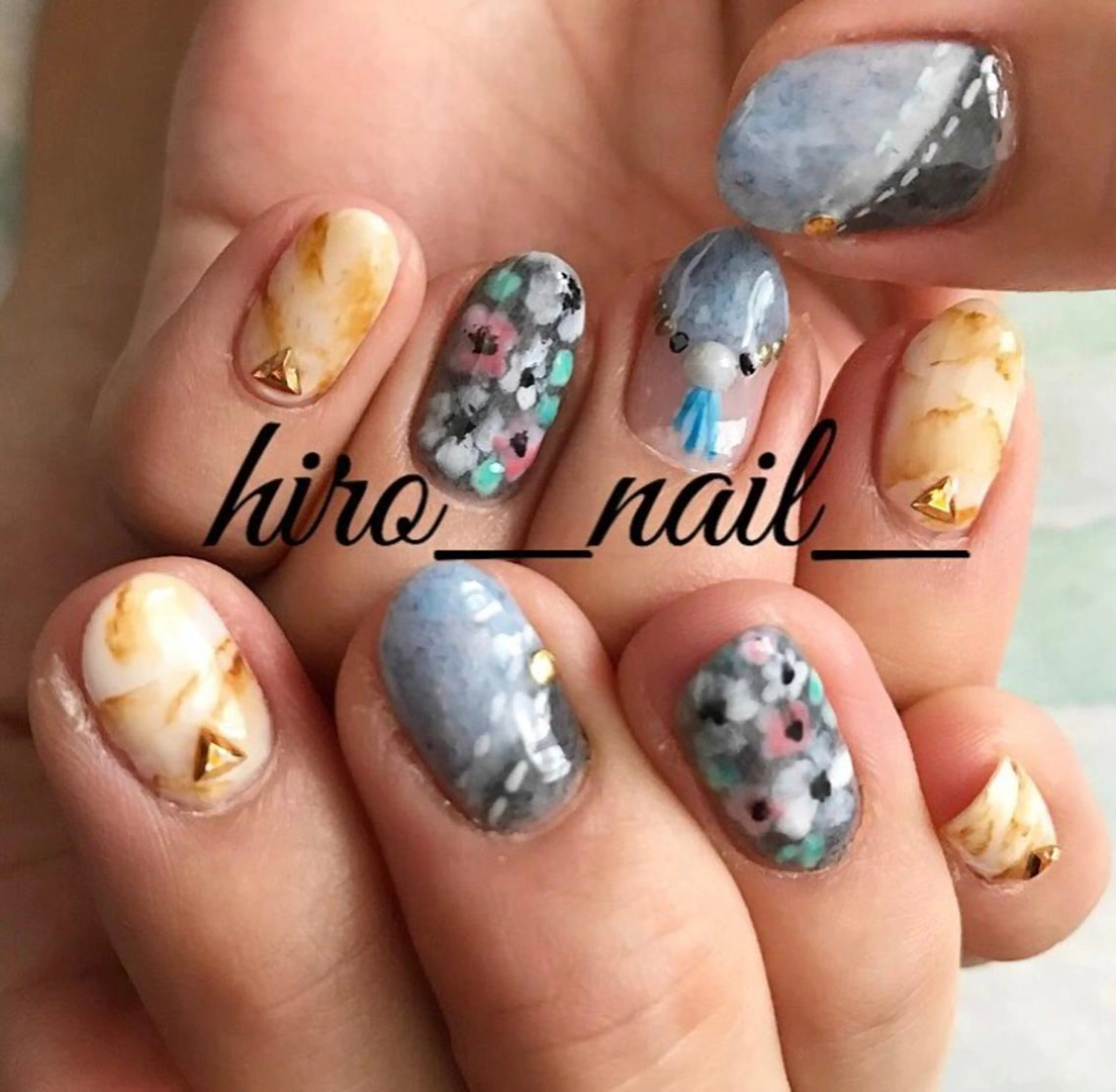 ネイル ジェルネイル 石野 広佳のネイルデザイン