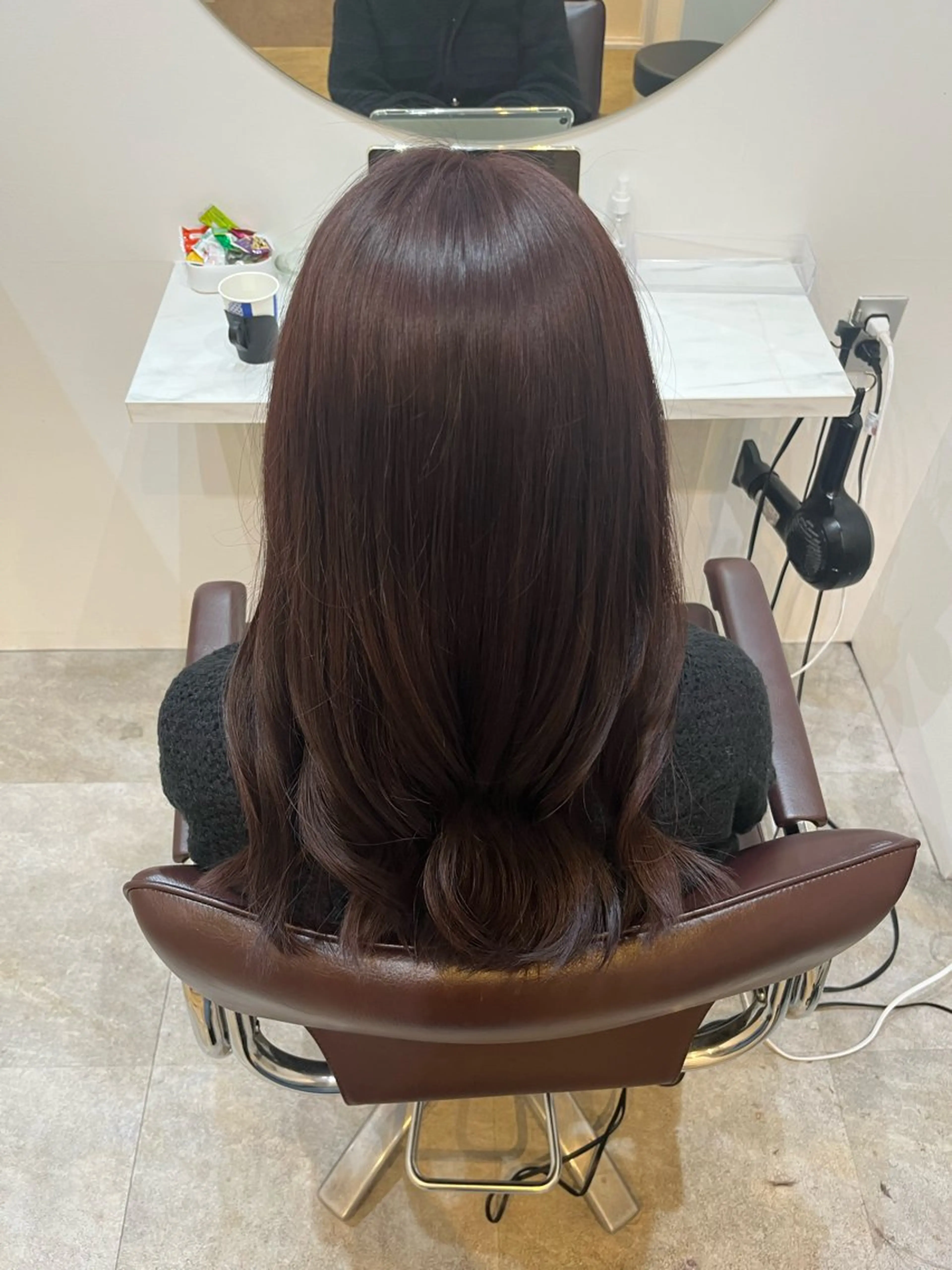 ロング カラー カット ヘアカラー トリートメント 【髪質改善 艶髪】 布川 莉穂のヘアスタイル