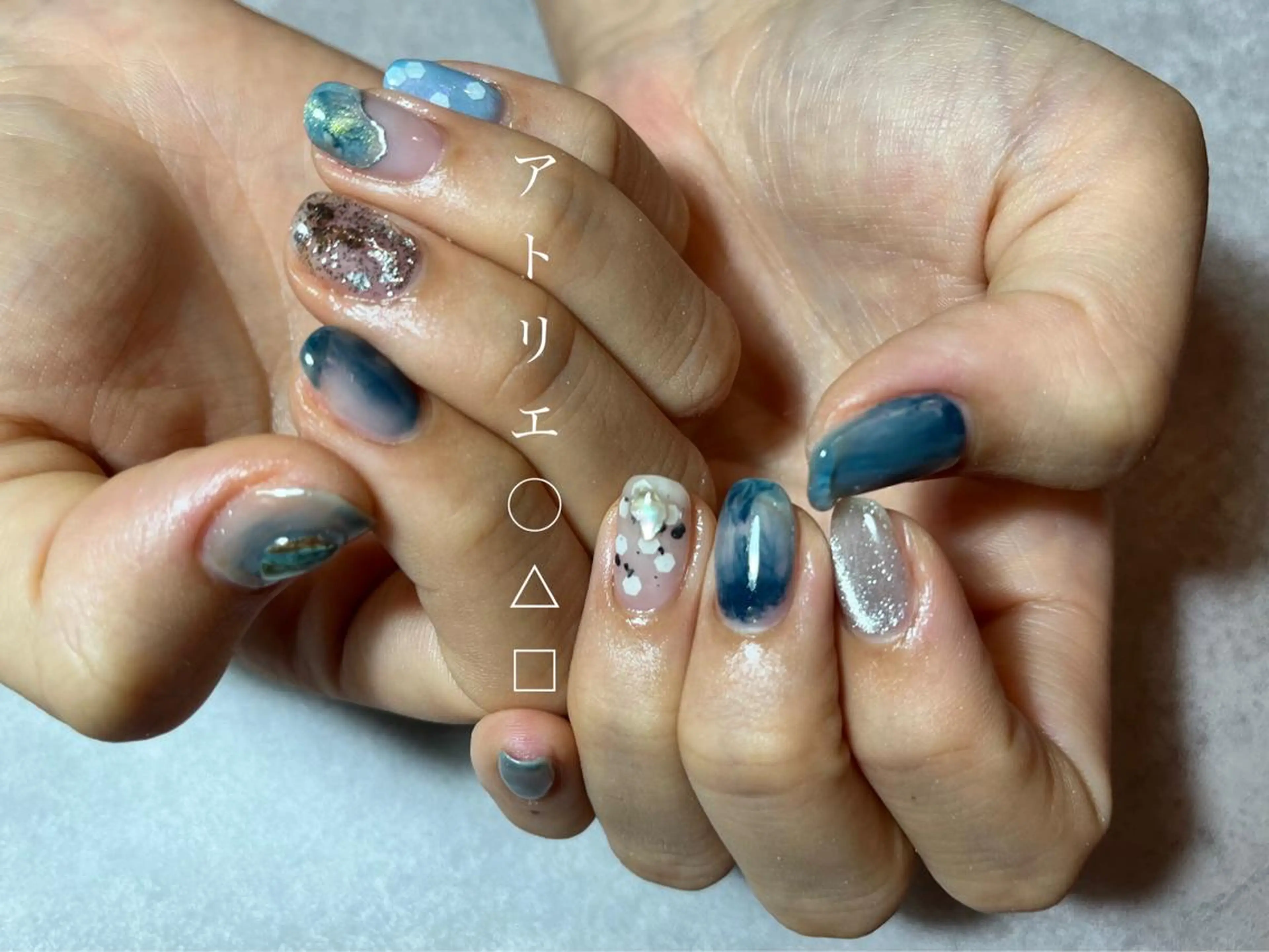 ネイル ハンドネイル アトリエ ○△□のネイルデザイン